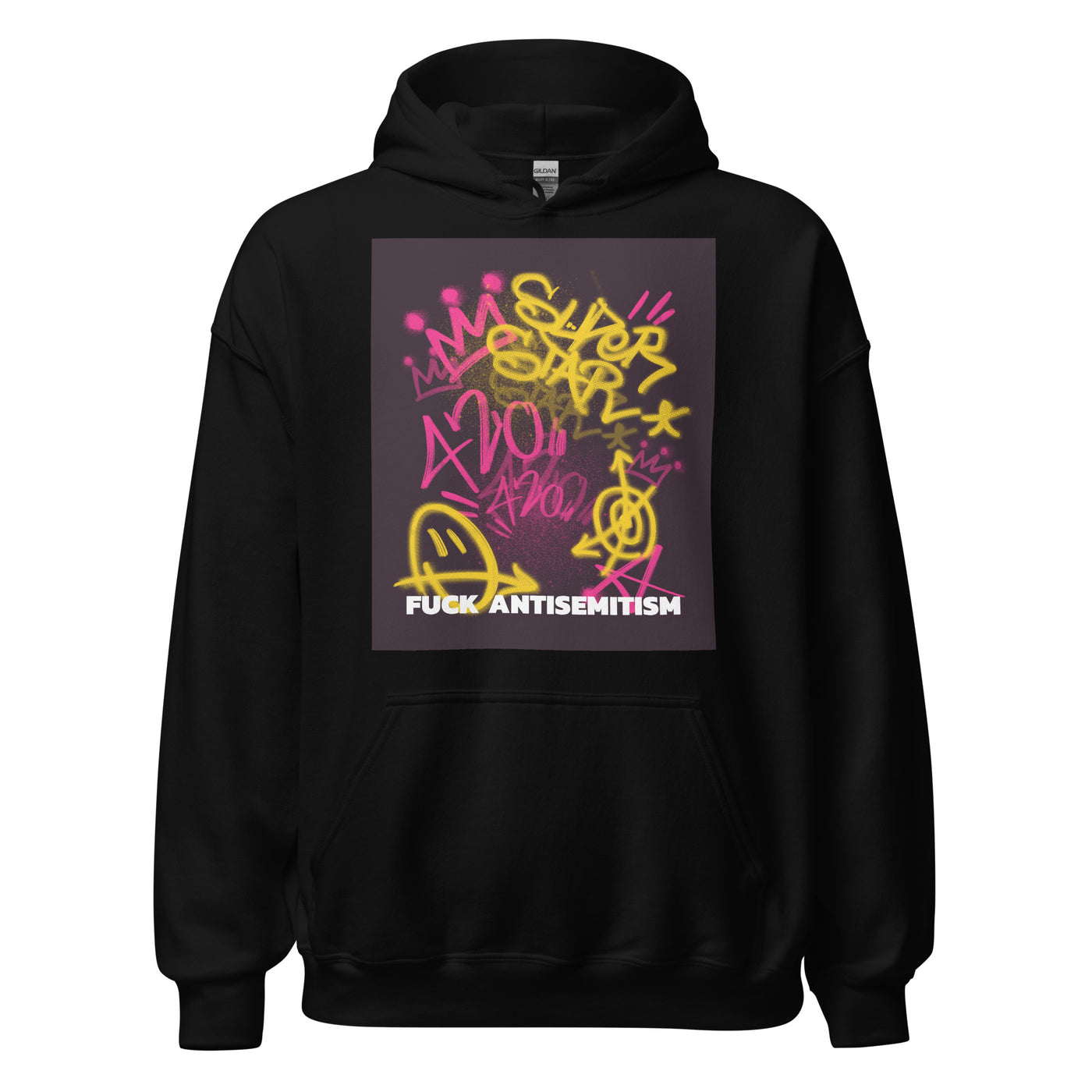 Fuck Antisemitism Graffiti | Unisex Hoodie Jouparty