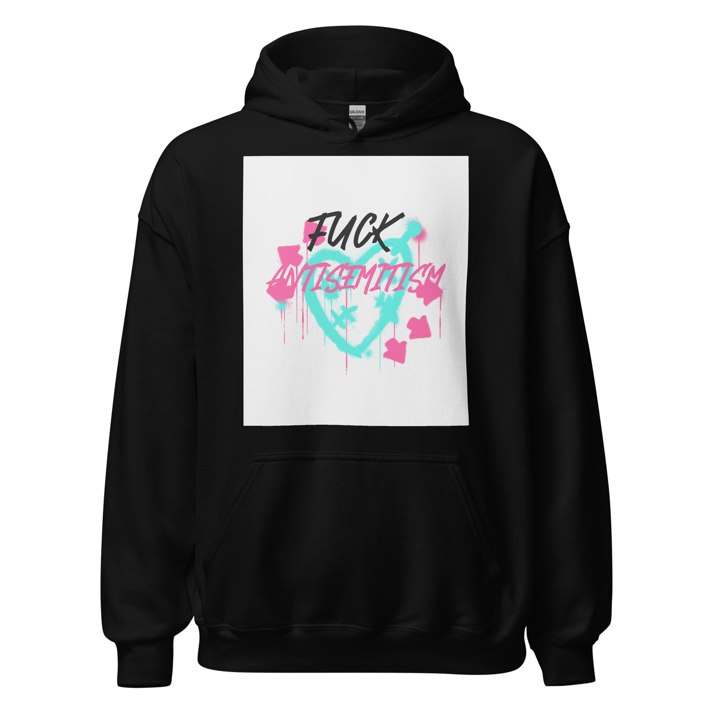 Fuck Antisemitism Graffiti | Unisex Hoodie Jouparty