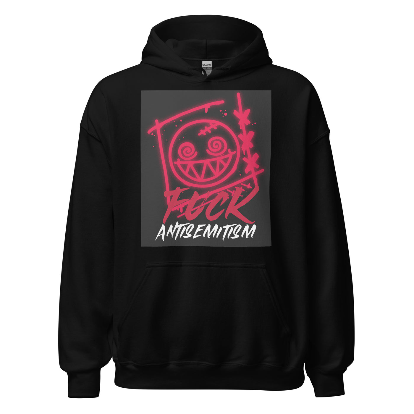 Fuck Antisemitism Graffiti | Unisex Hoodie Jouparty