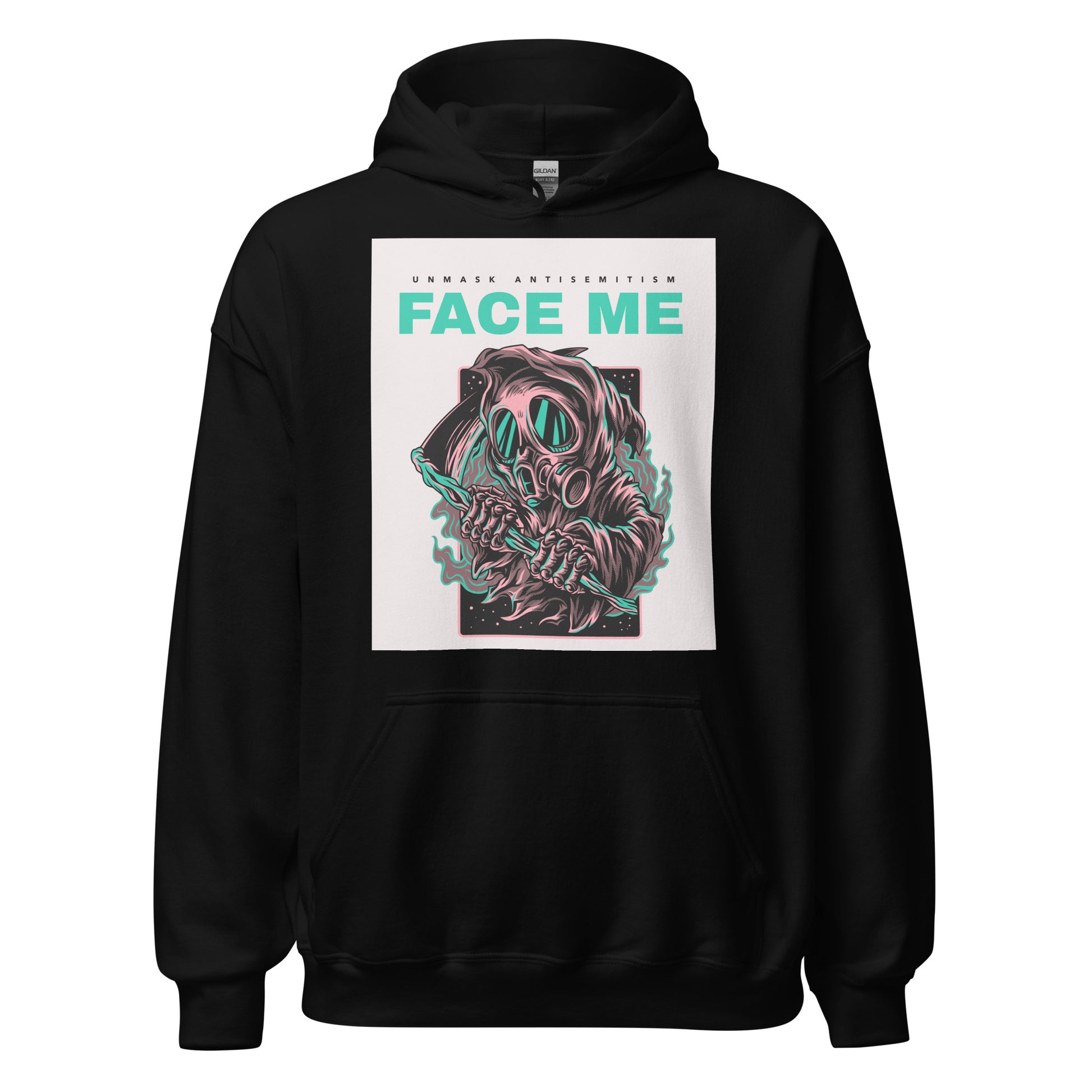 Face Me | Unmask Antisemitism | Unisex Hoodie