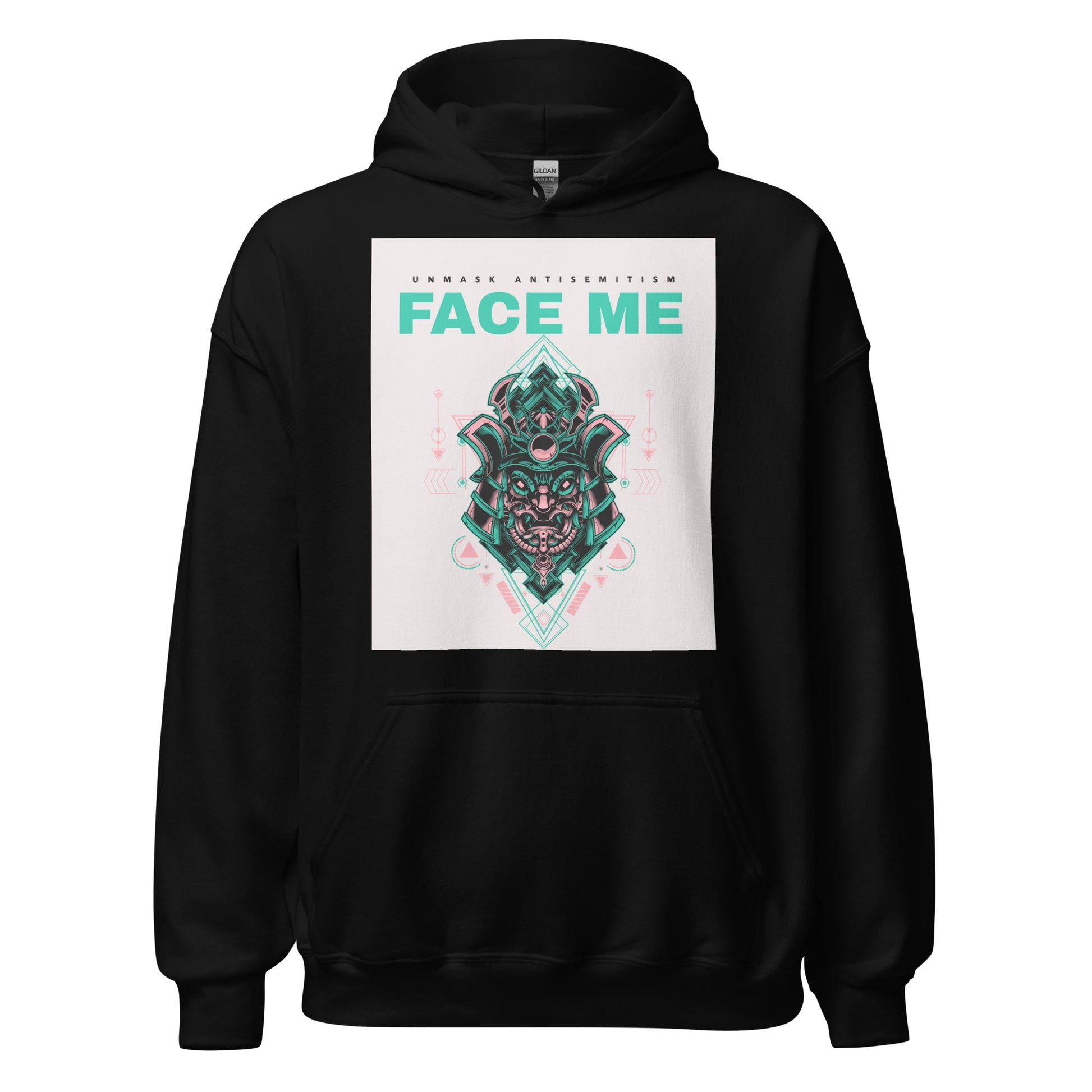 Face Me | Unmask Antisemitism | Unisex Hoodie Jouparty