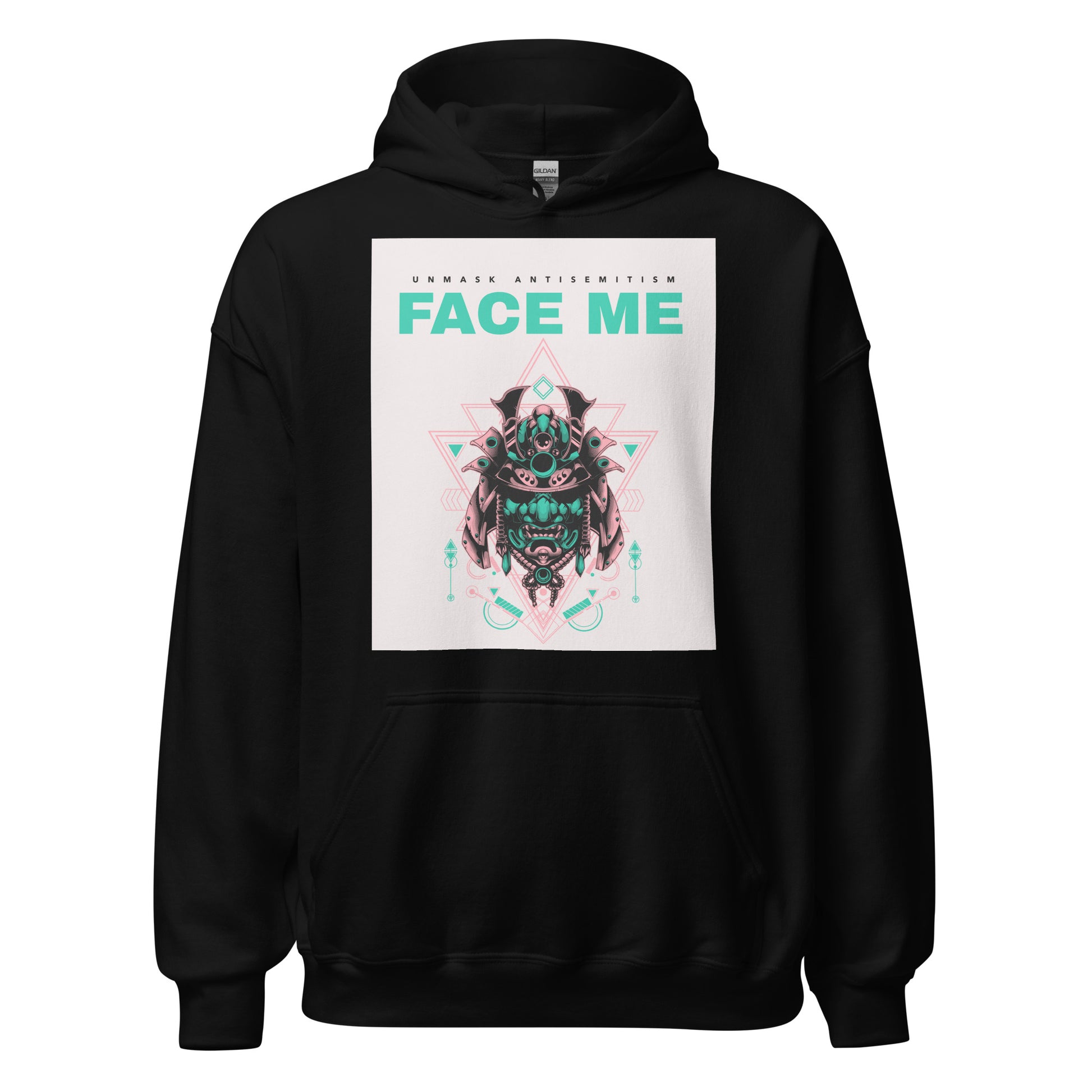 Face Me | Unmask Antisemitism | Unisex Hoodie Jouparty