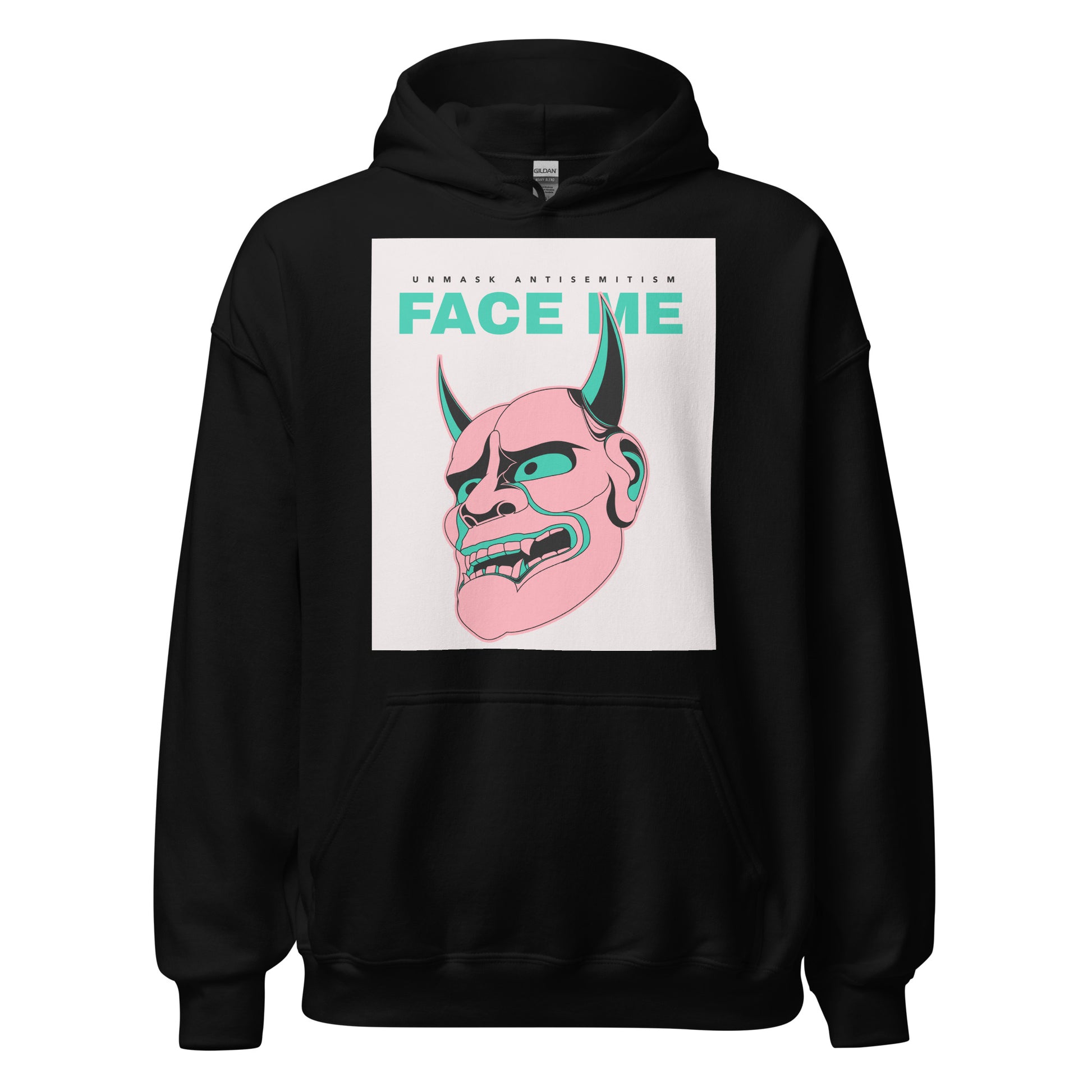 Face Me | Unmask Antisemitism | Unisex Hoodie