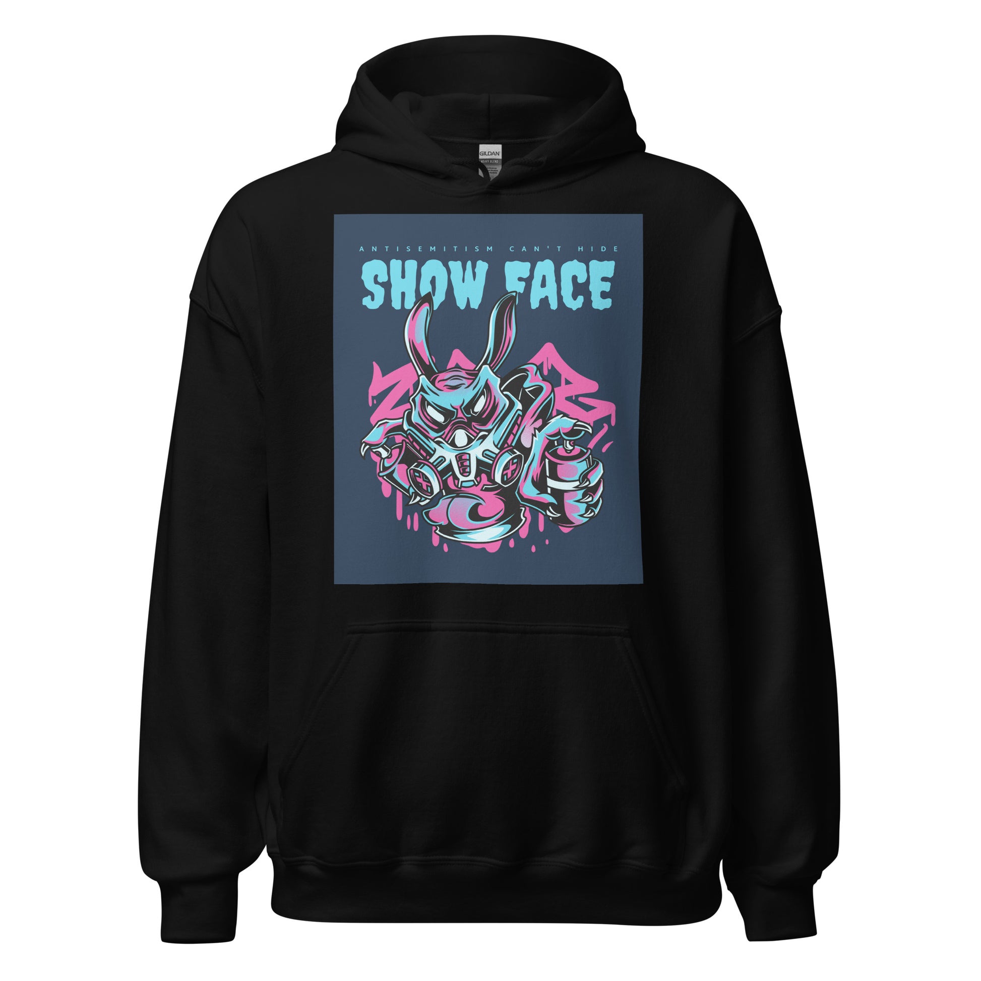 Show Face | Antisemitism Can't Hide | Unisex Hoodie Jouparty