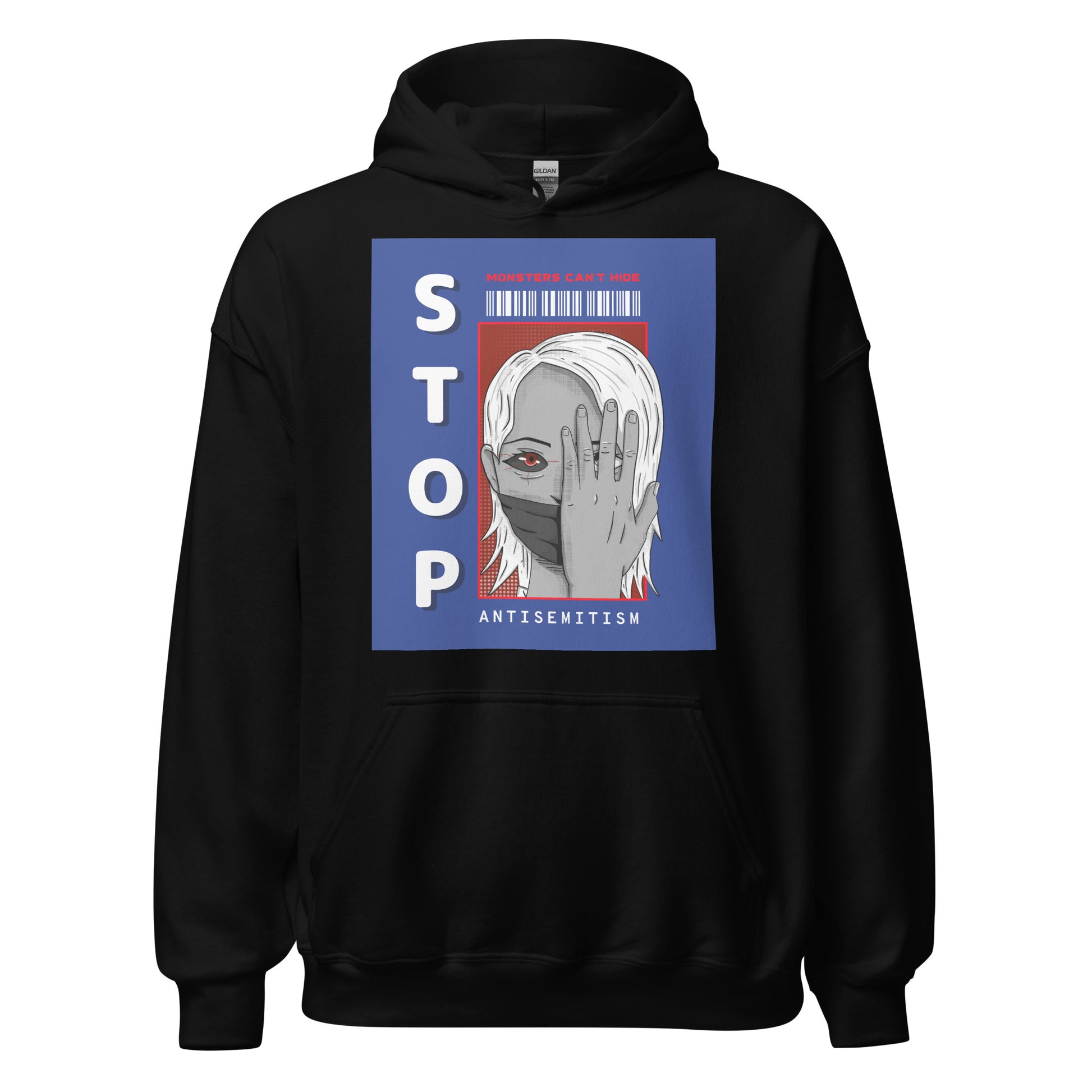 Monsters Can't Hide | Antisemitism | Unisex Hoodie Jouparty