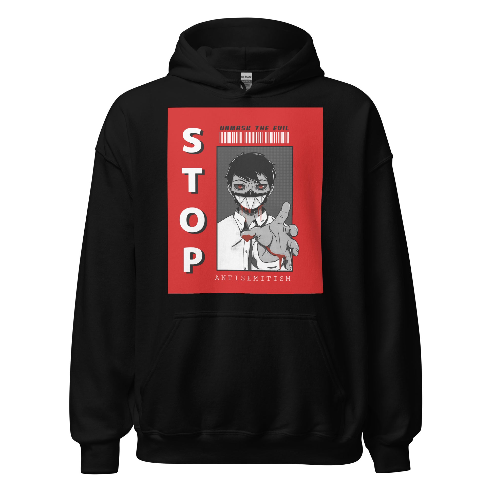 Unmask Evil | Antisemitism | Unisex Hoodie Jouparty