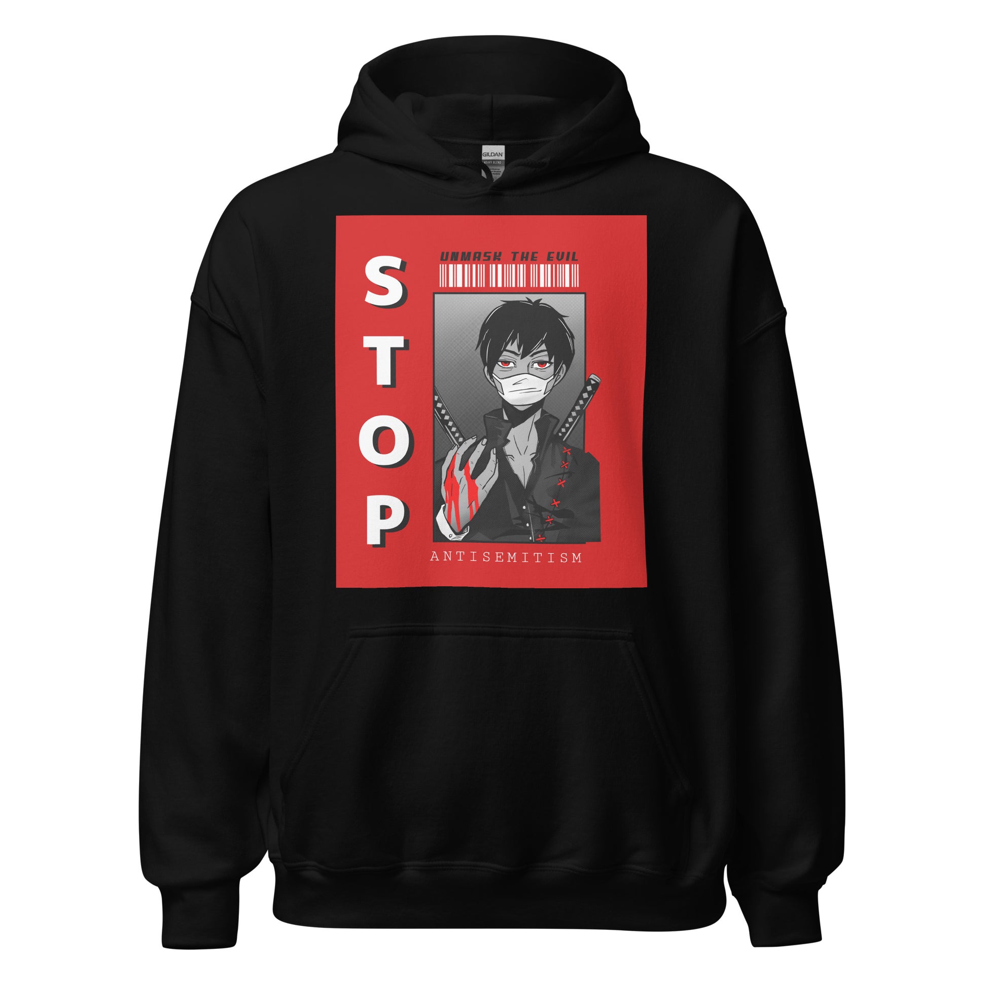 Unmask Evil | Antisemitism | Unisex Hoodie