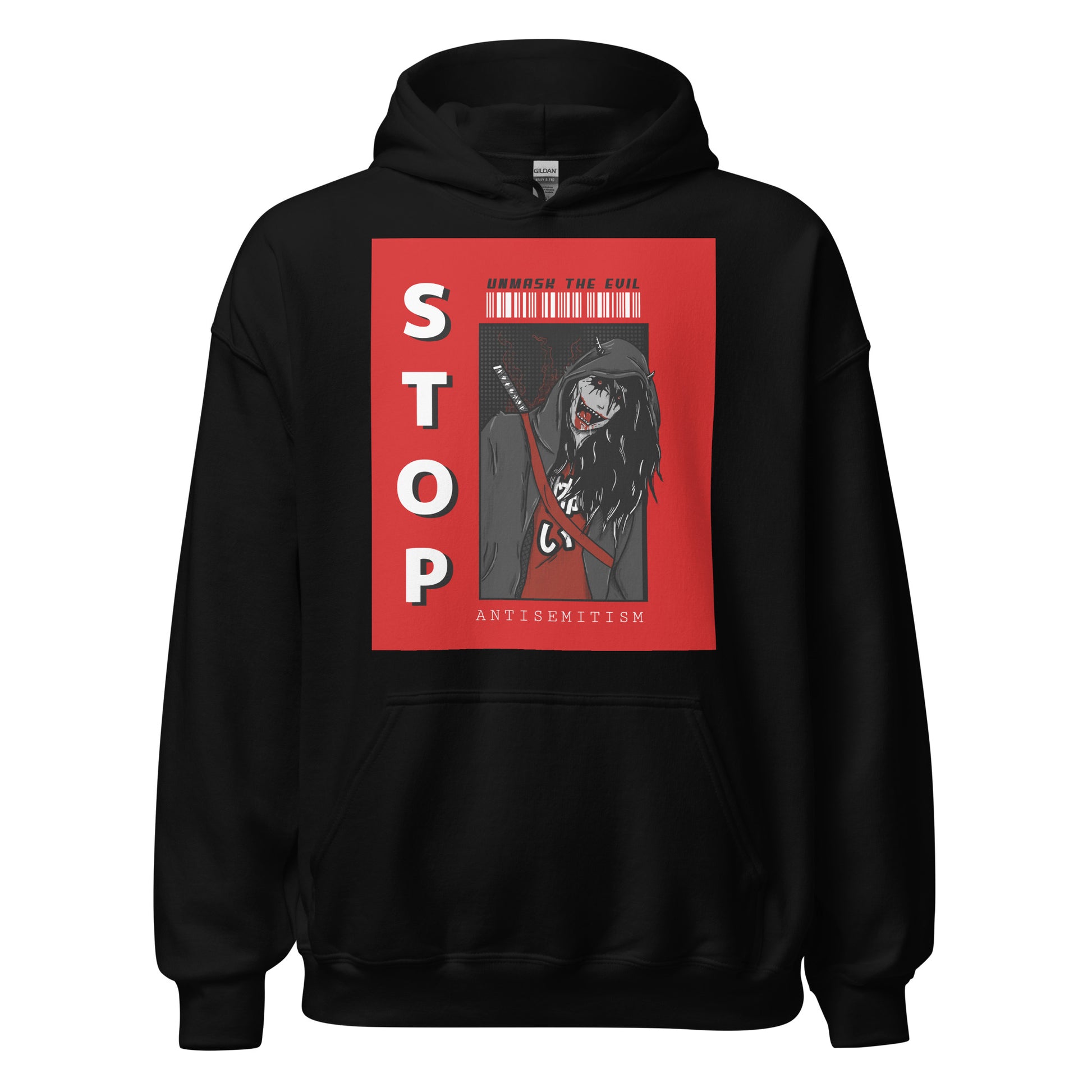 Unmask Evil | Antisemitism | Unisex Hoodie Jouparty