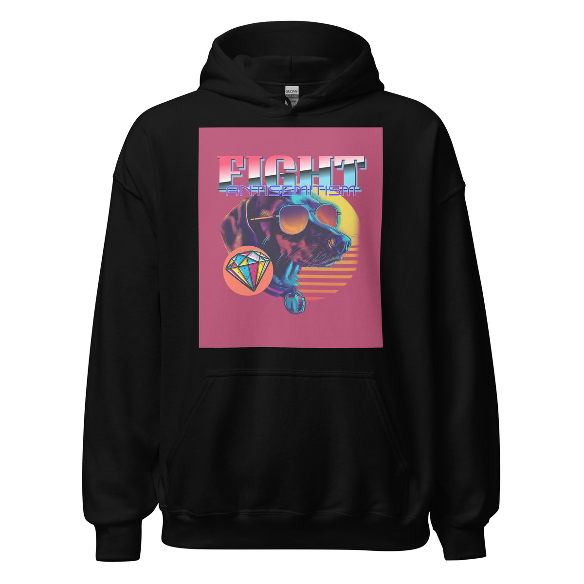 Retro Neon Animal | Unisex Hoodie Jouparty