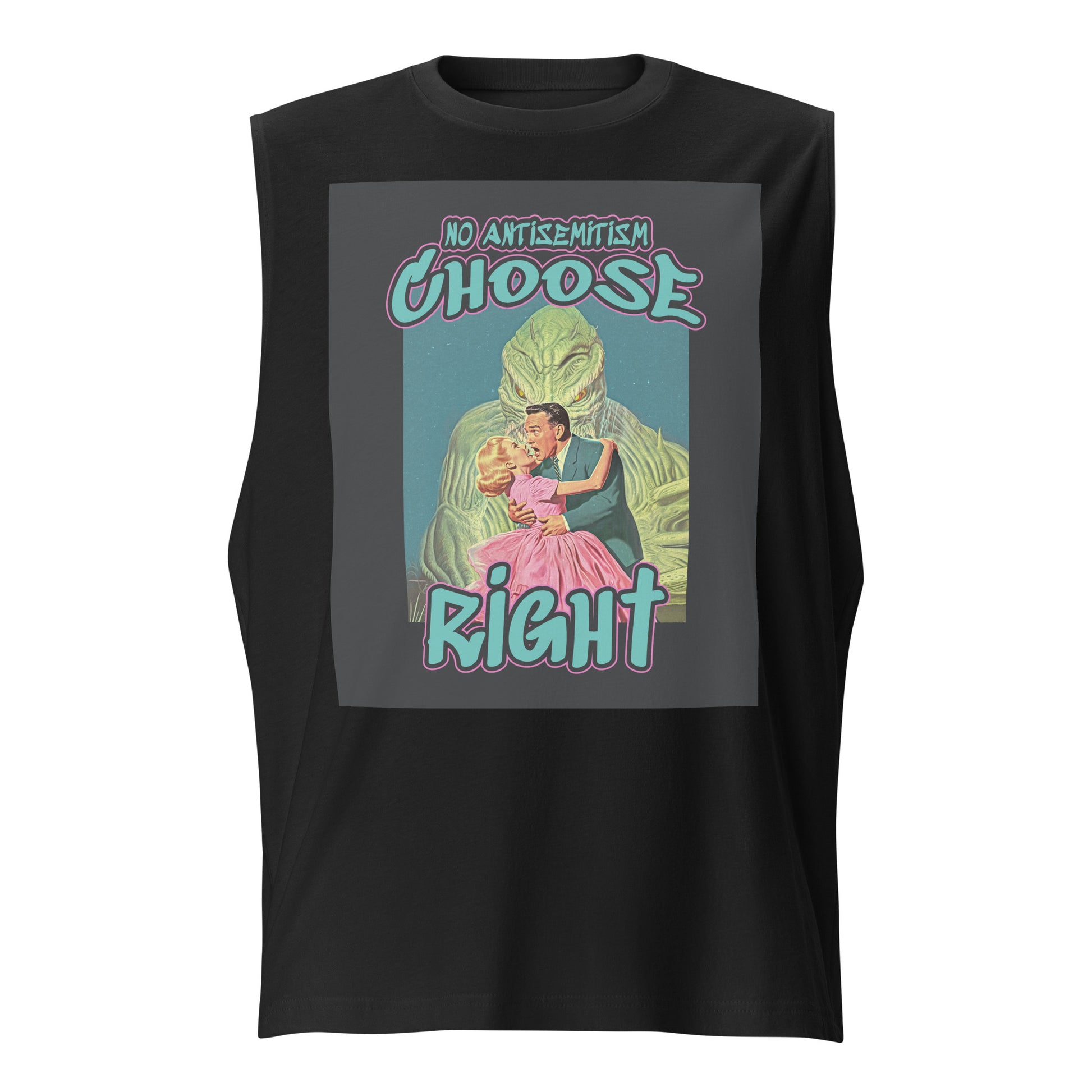 Choose Right | Antisemitism | Unisex Muscle Tank Top