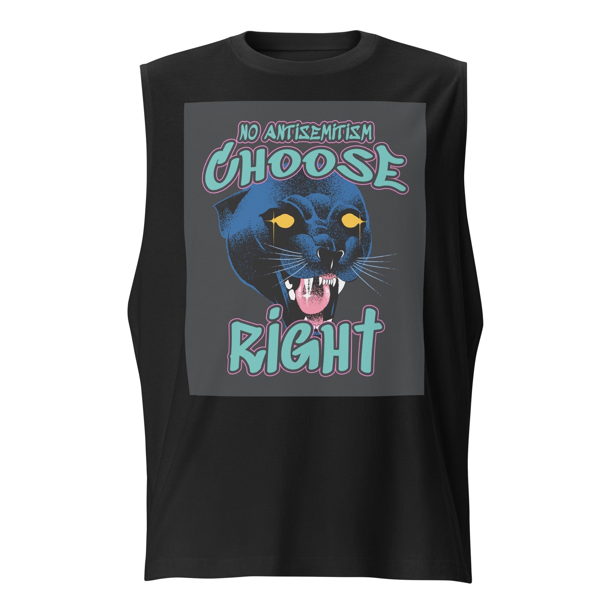 Choose Right | Antisemitism | Unisex Muscle Tank Top Jouparty