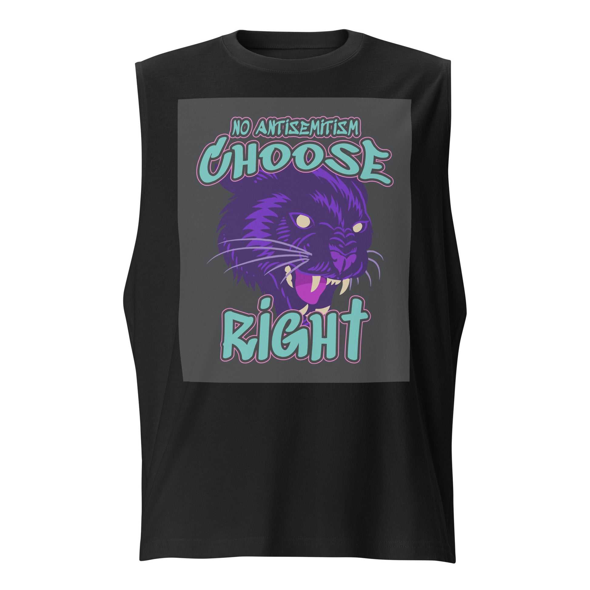 Choose Right | Antisemitism | Unisex Muscle Tank Top Jouparty