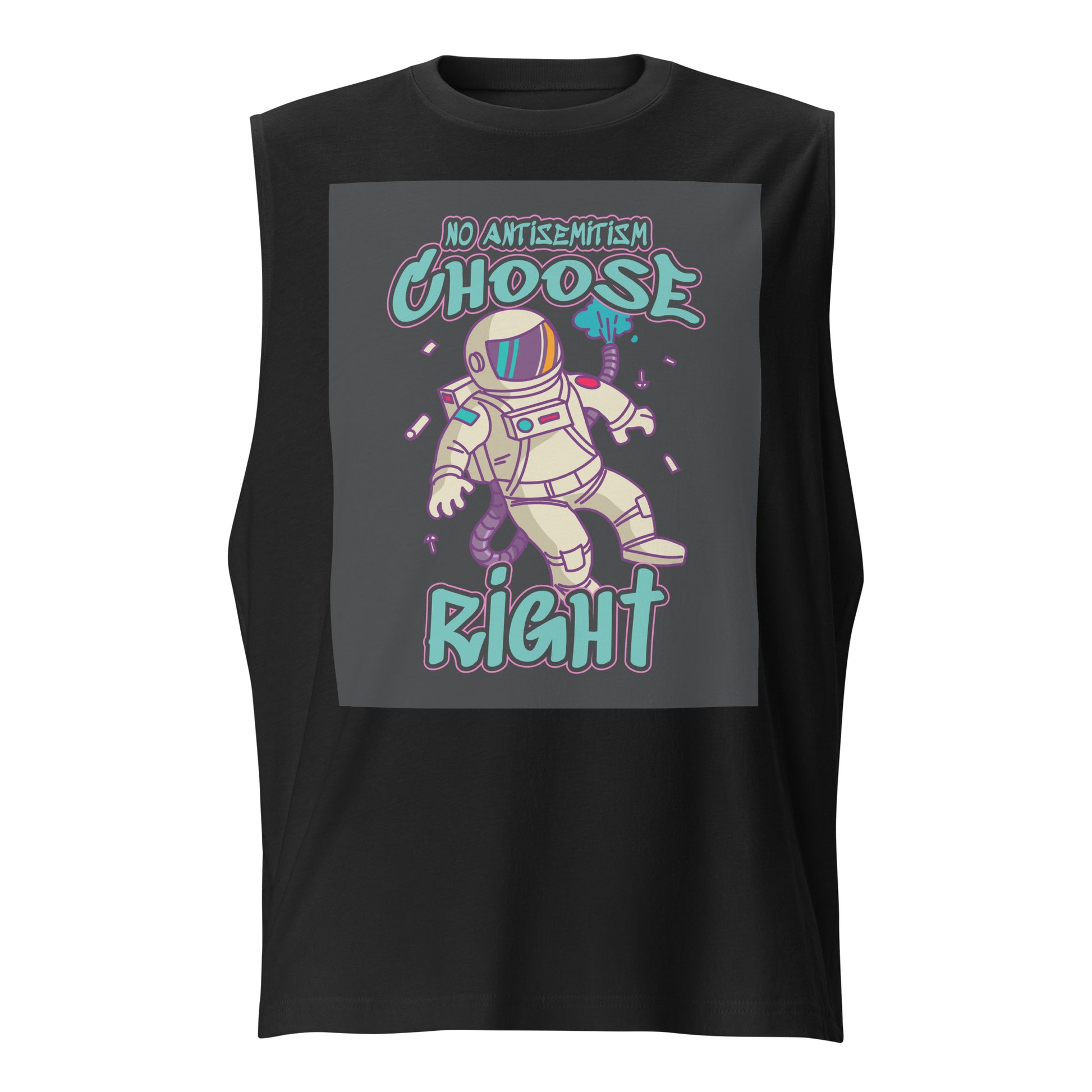 Choose Right | Antisemitism | Unisex Muscle Tank Top