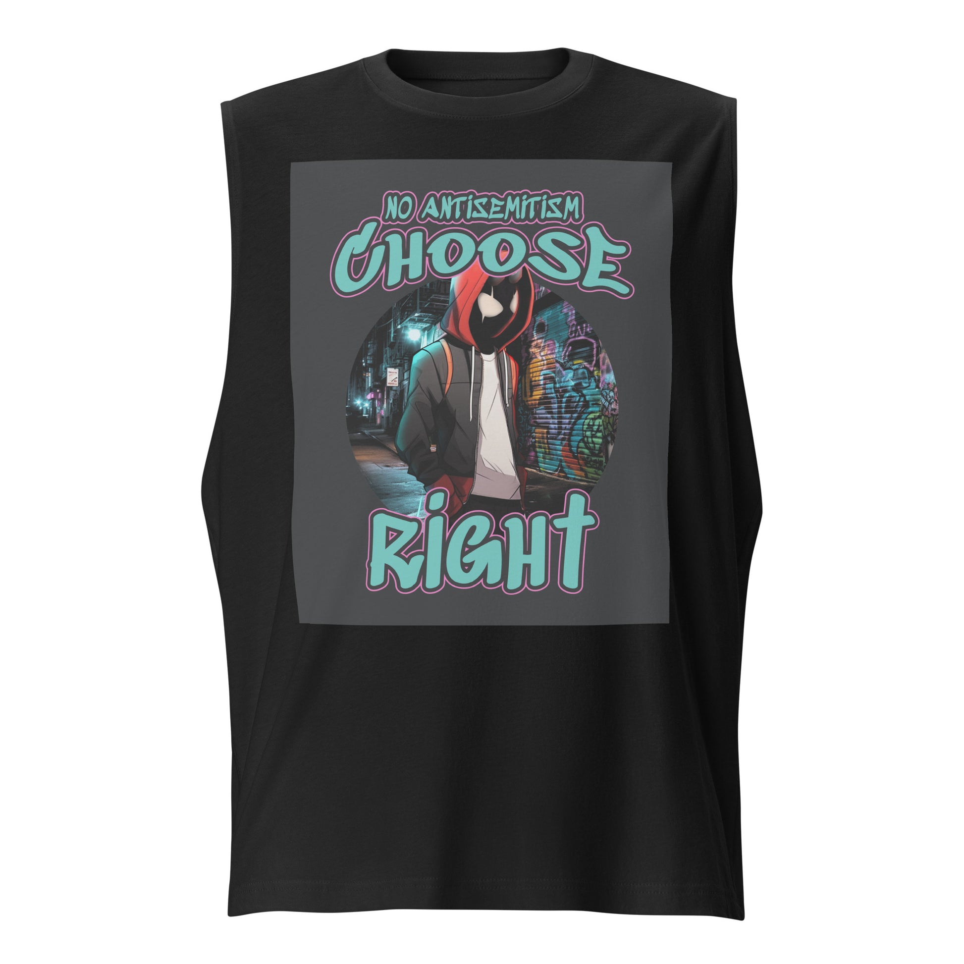 Choose Right | Antisemitism | Unisex Muscle Tank Top Jouparty