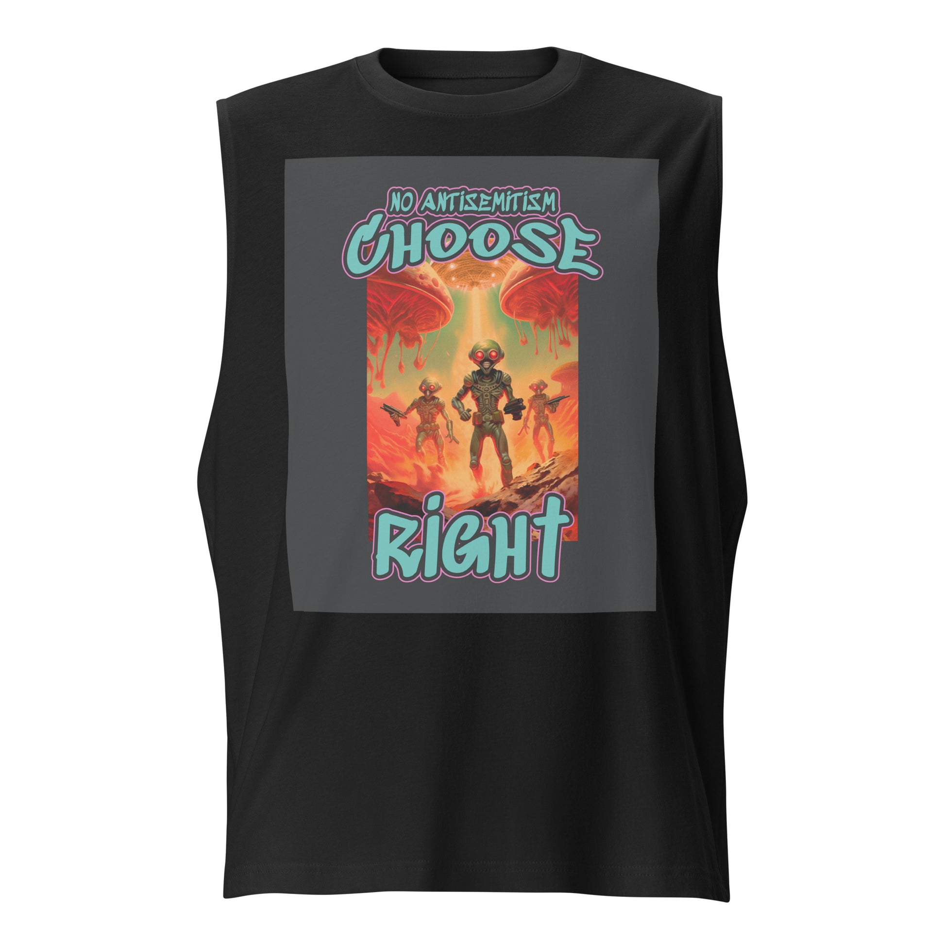 Choose Right | Antisemitism | Unisex Muscle Tank Top