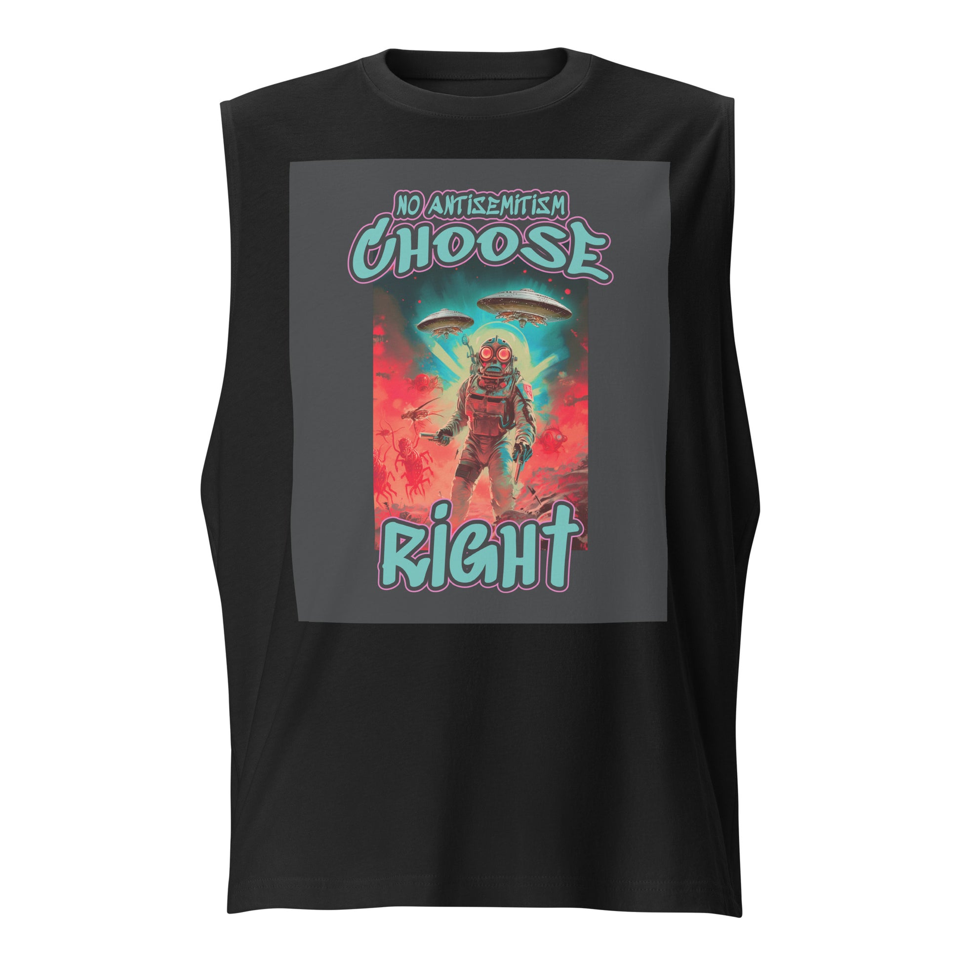 Choose Right | Antisemitism | Unisex Muscle Tank Top