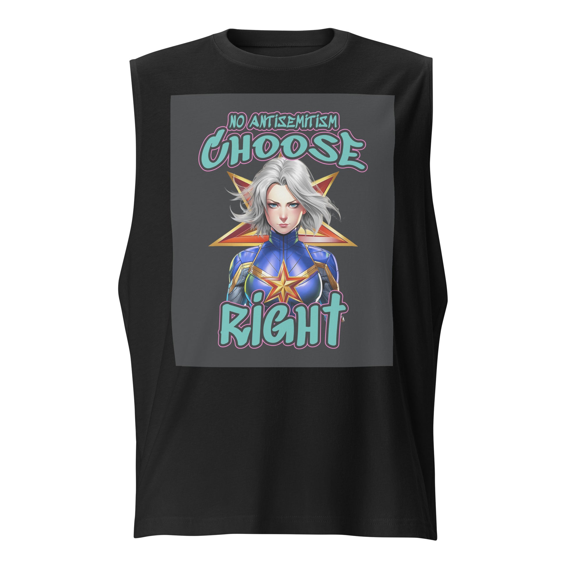 Choose Right | Antisemitism | Unisex Muscle Tank Top
