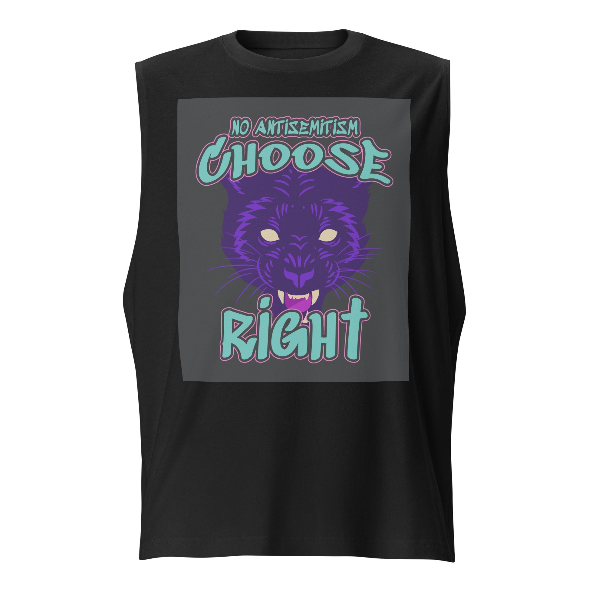 Choose Right | Antisemitism | Unisex Muscle Tank Top Jouparty