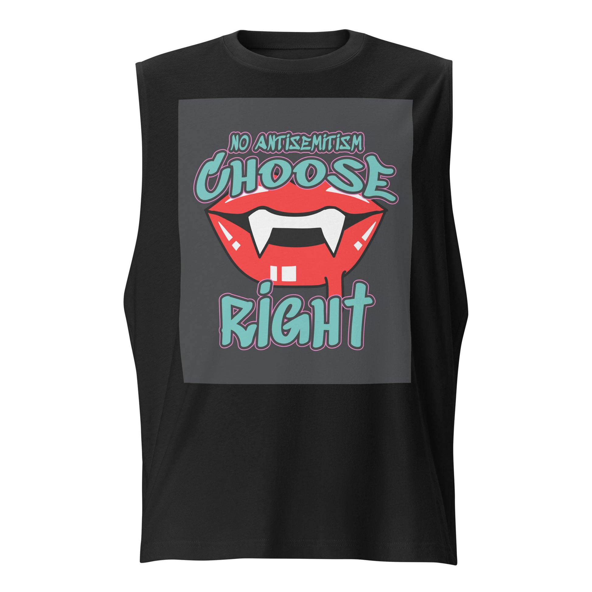 Choose Right | Antisemitism | Unisex Muscle Tank Top Jouparty