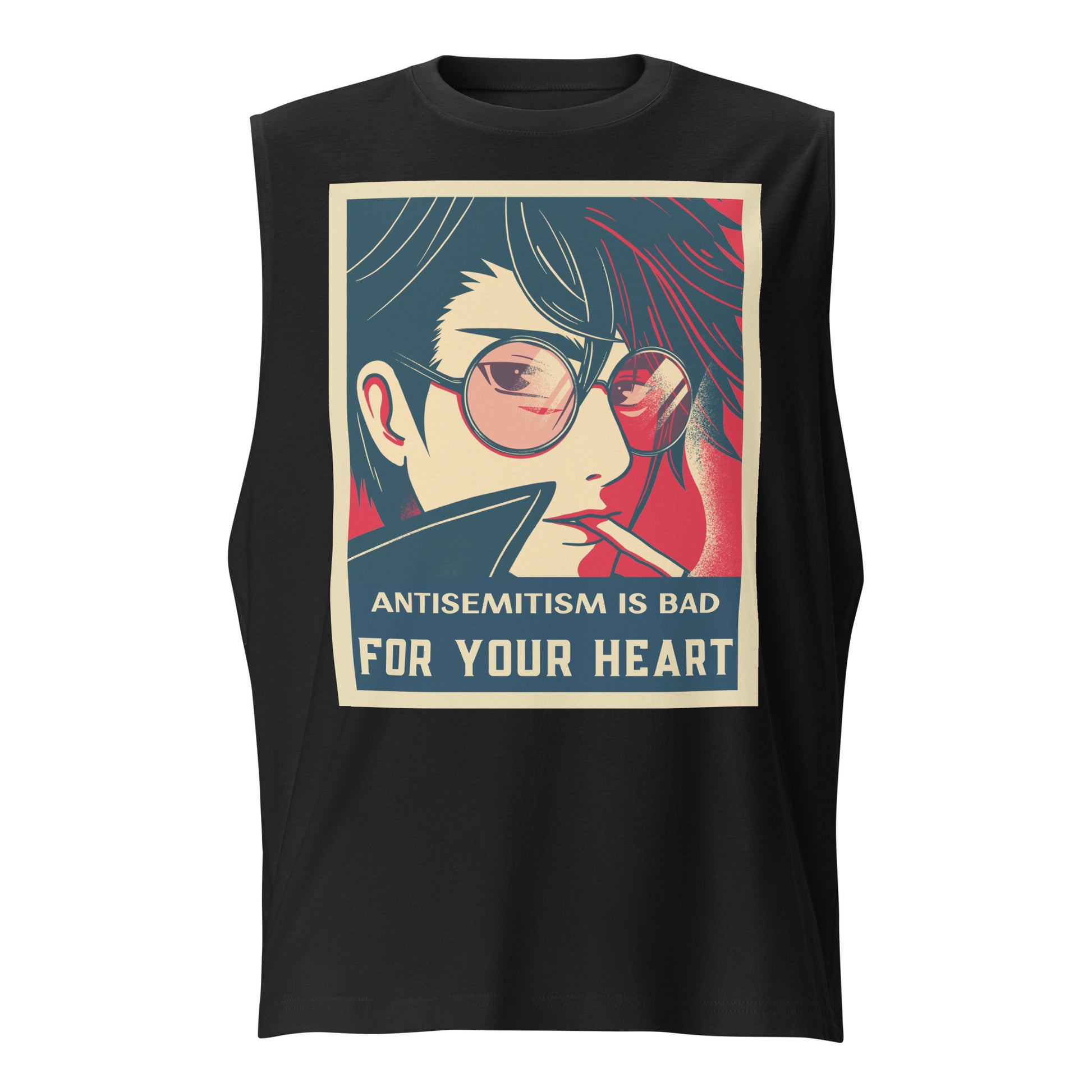 Anime Hero | Unisex Muscle Tank Top Jouparty