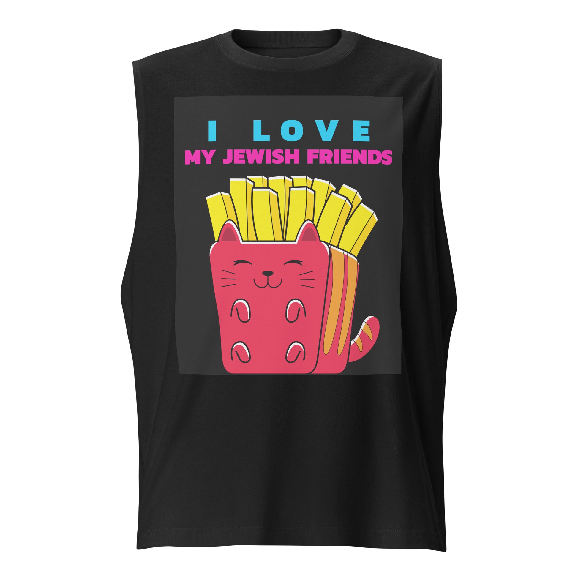 I Love My Jewish Friends | Unisex Muscle Tank Top