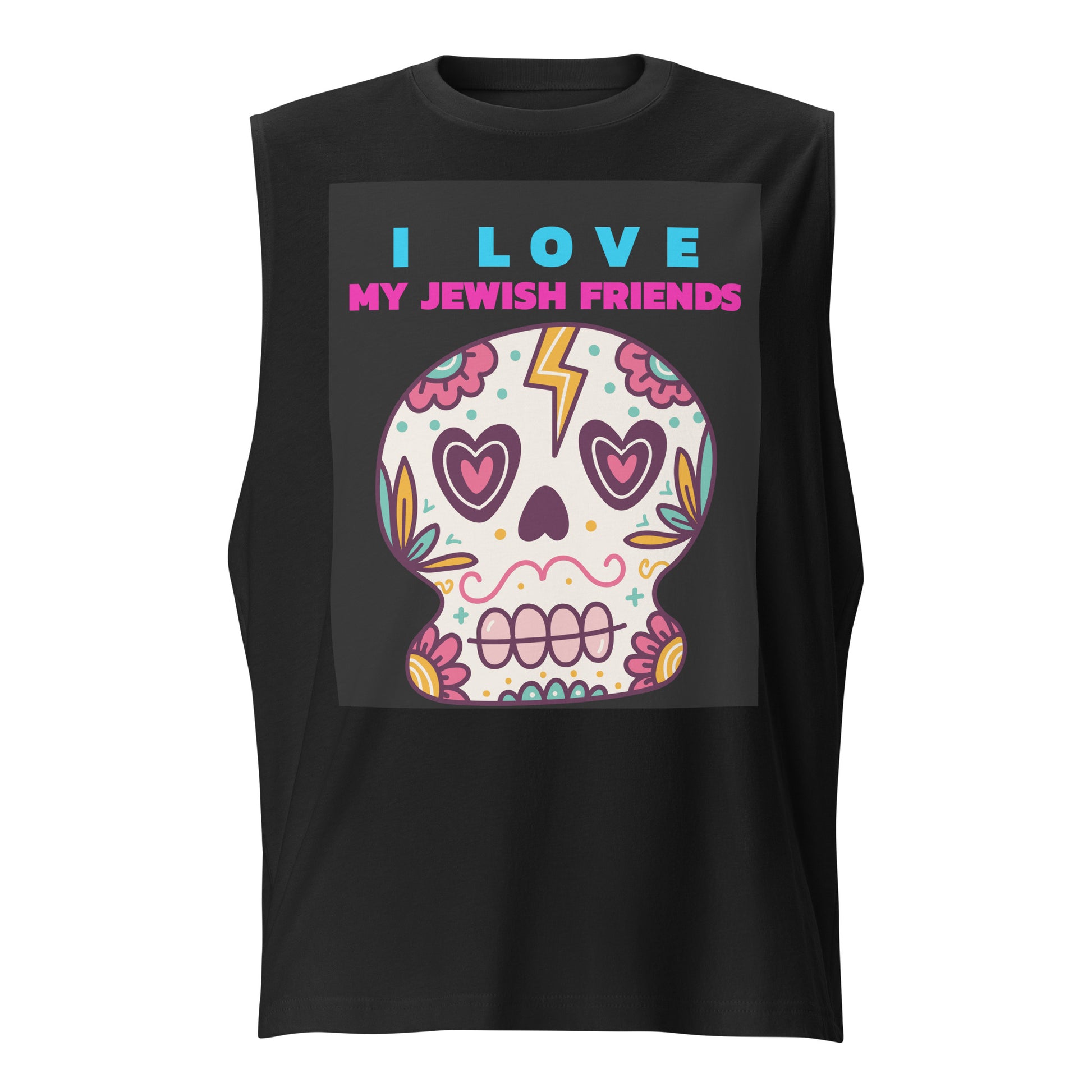 I Love My Jewish Friends | Unisex Muscle Tank Top