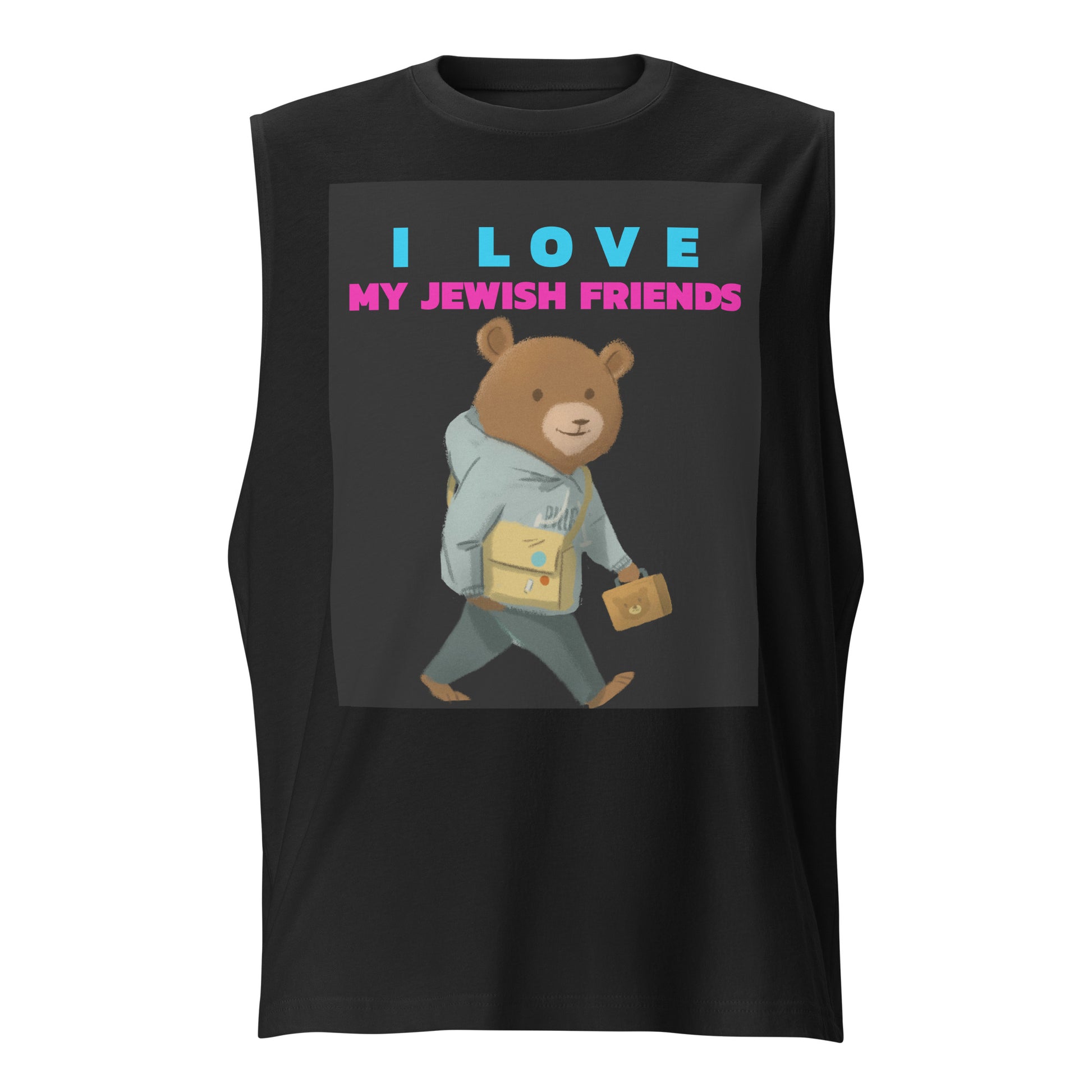 I Love My Jewish Friends | Unisex Muscle Tank Top