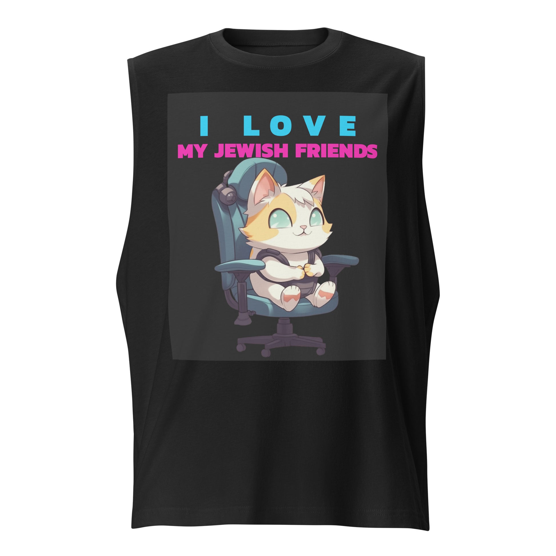 I Love My Jewish Friends | Unisex Muscle Tank Top
