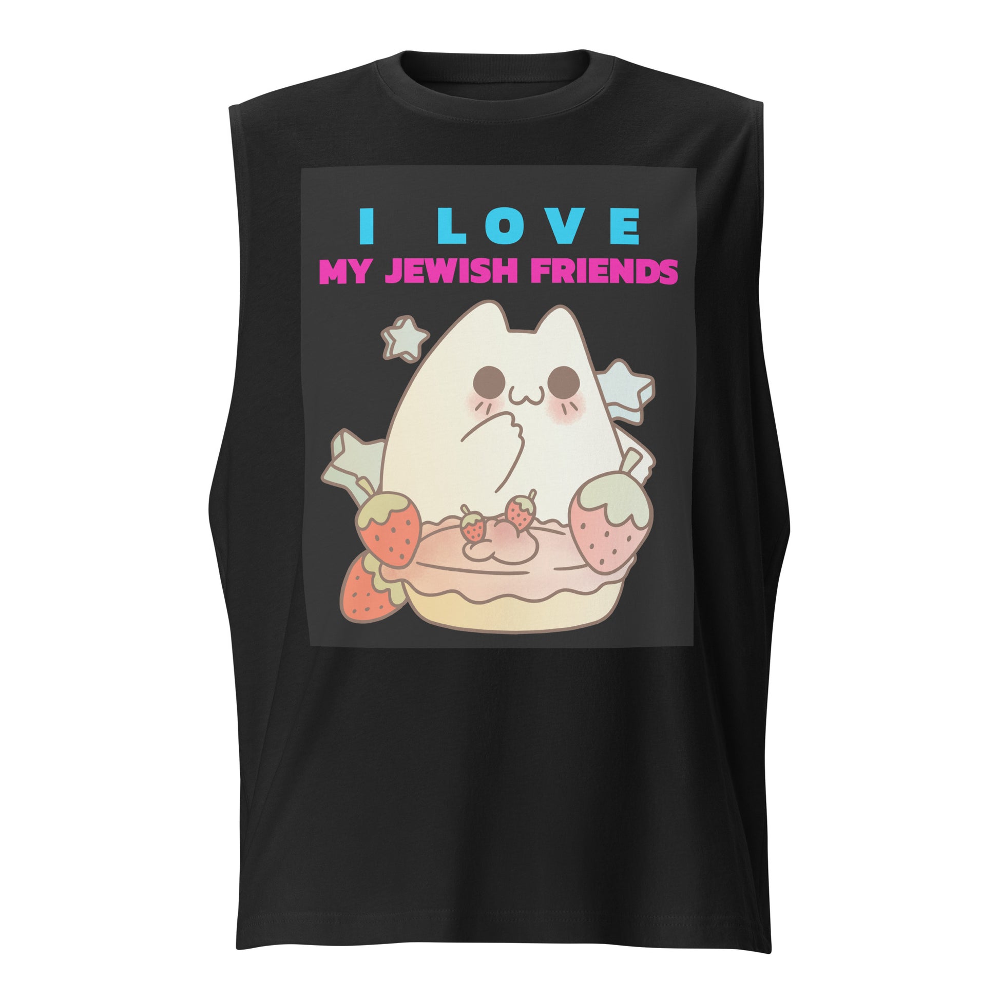 I Love My Jewish Friends | Unisex Muscle Tank Top Jouparty