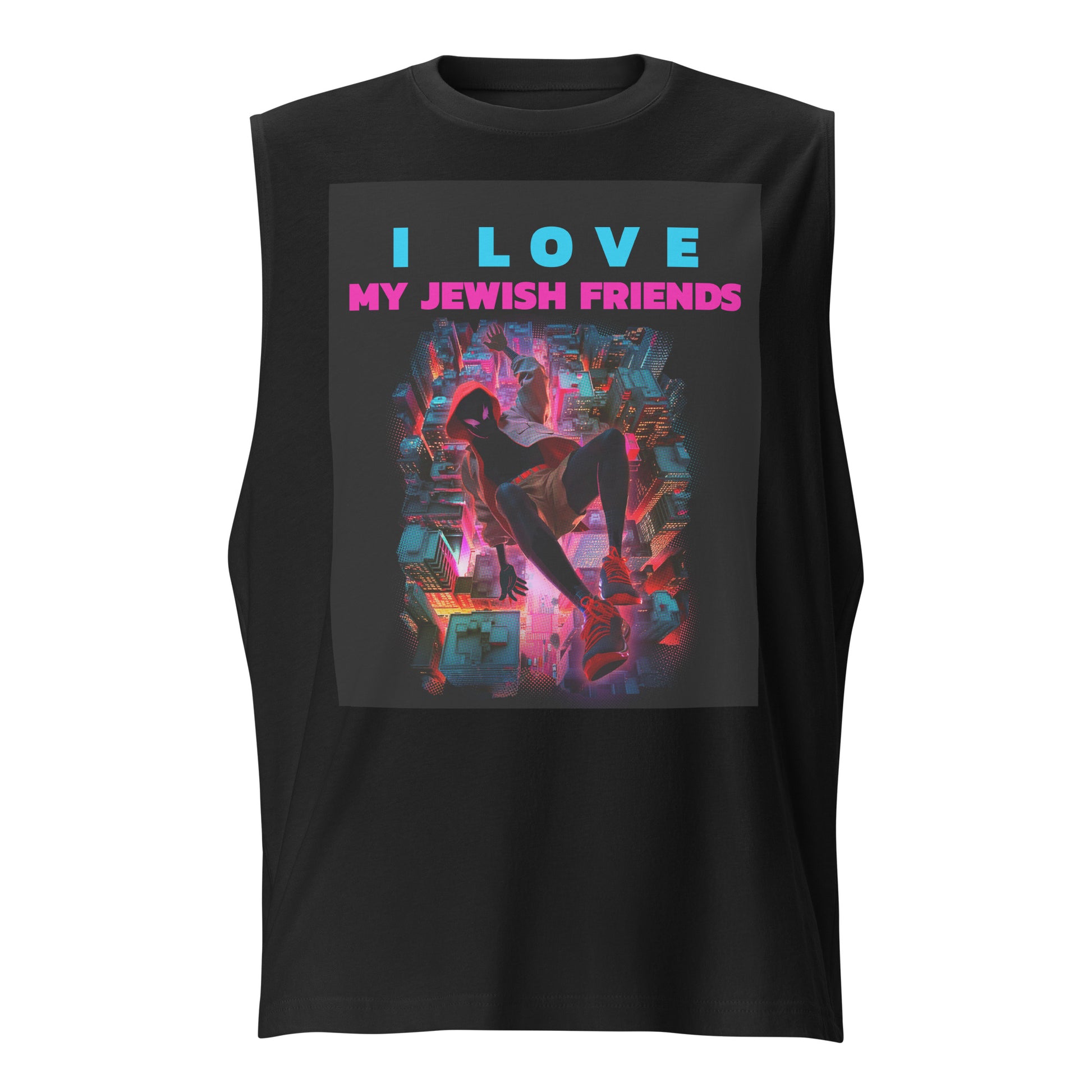 I Love My Jewish Friends | Unisex Muscle Tank Top
