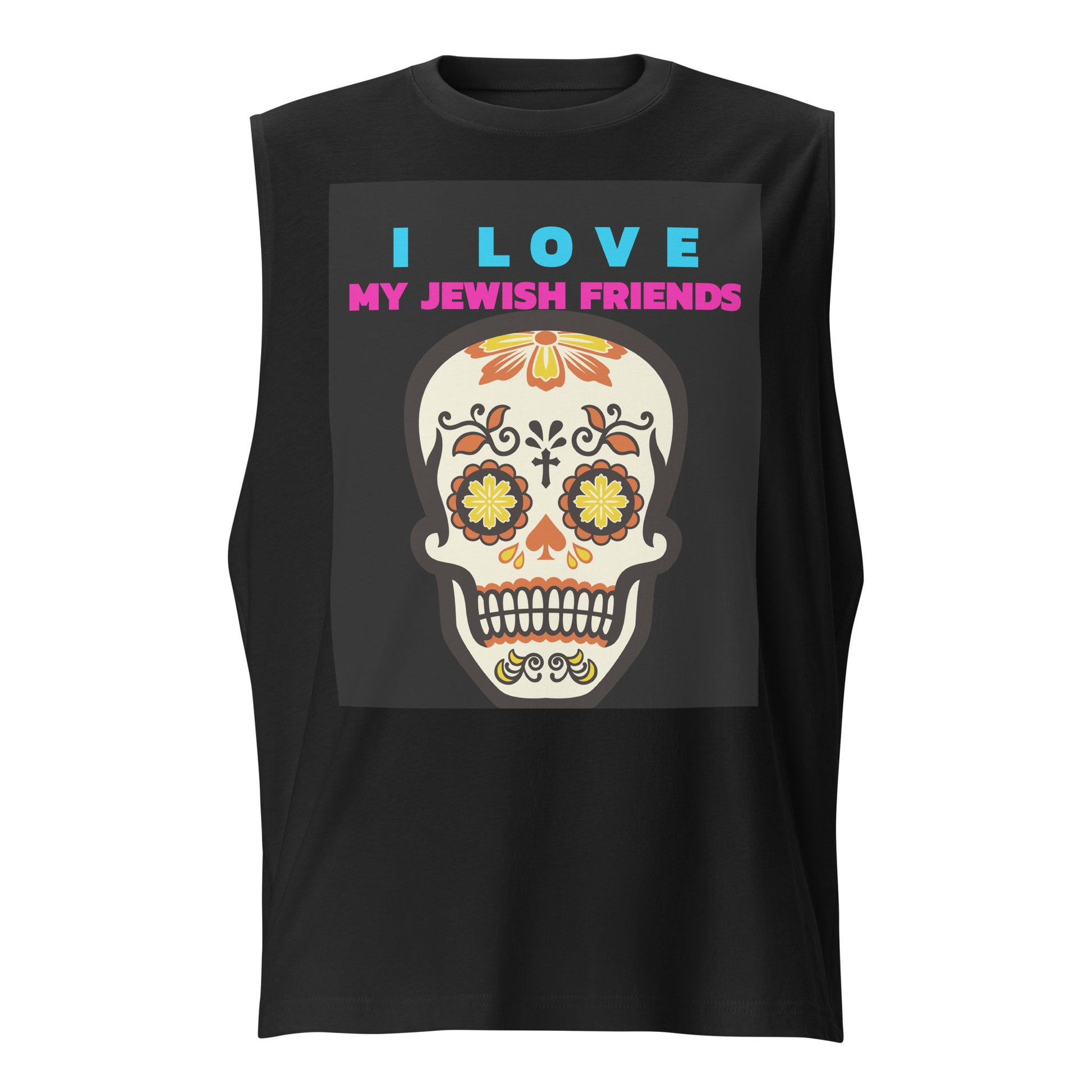 I Love My Jewish Friends | Unisex Muscle Tank Top Jouparty