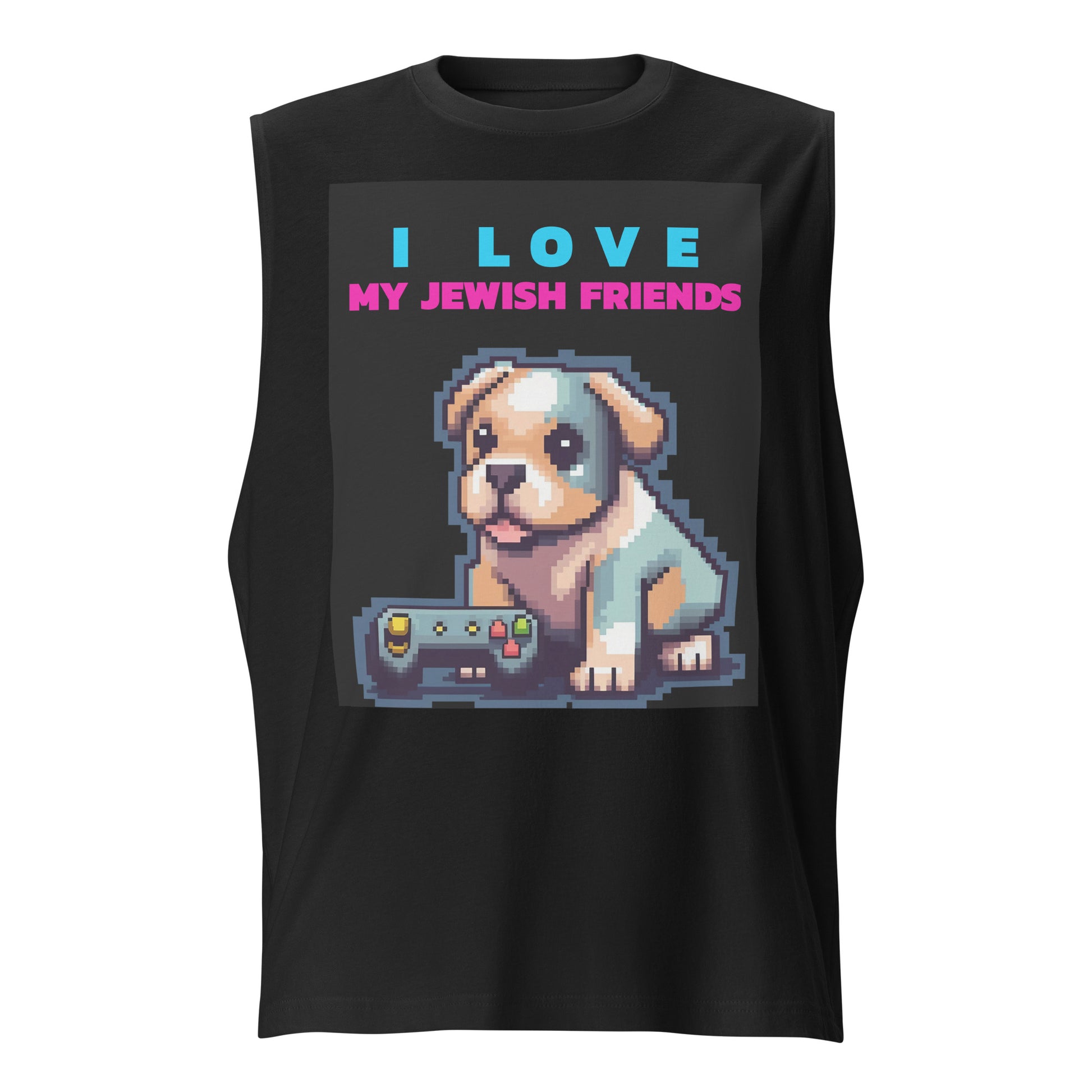 I Love My Jewish Friends | Unisex Muscle Tank Top Jouparty