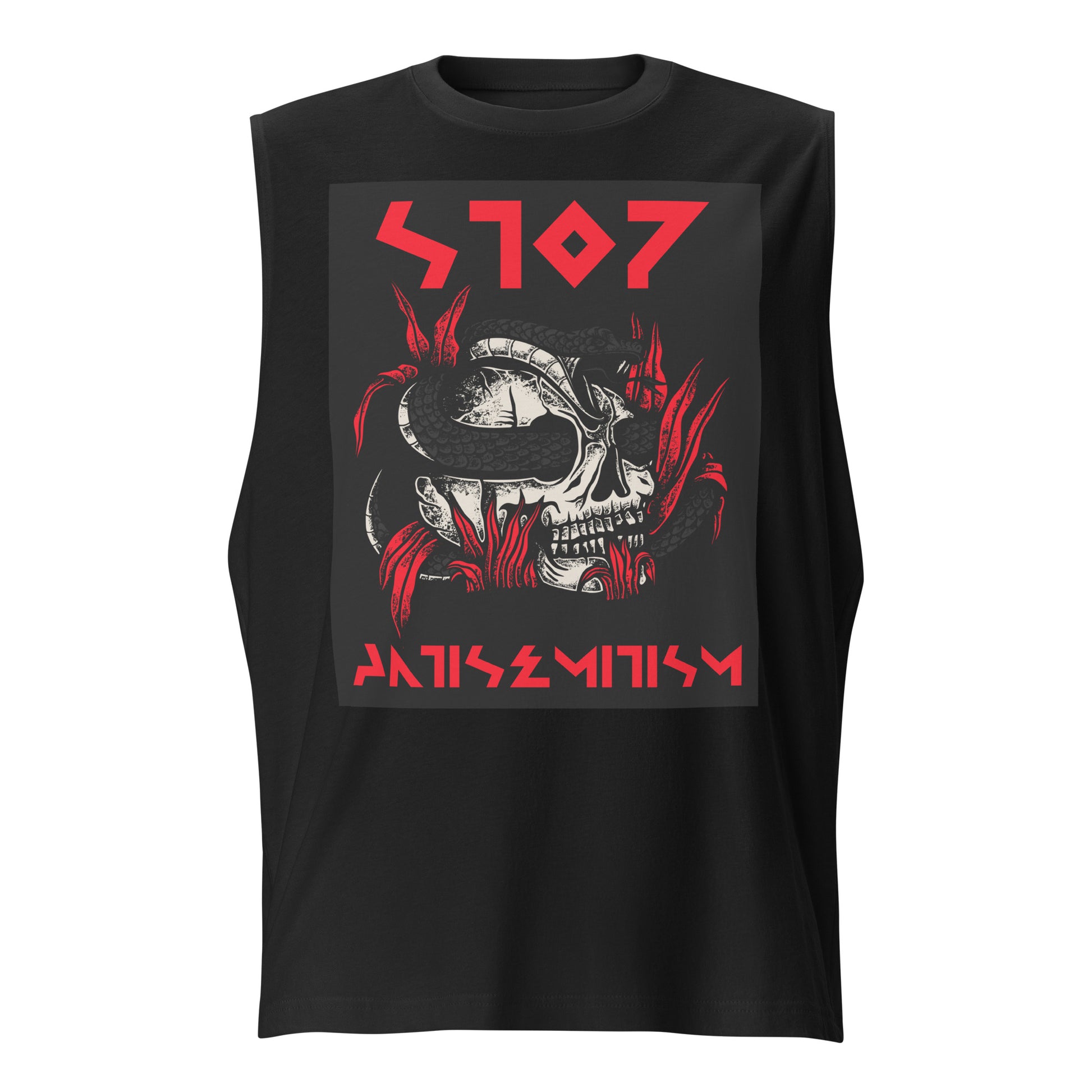 Red Fight | Unisex Muscle Tank Top