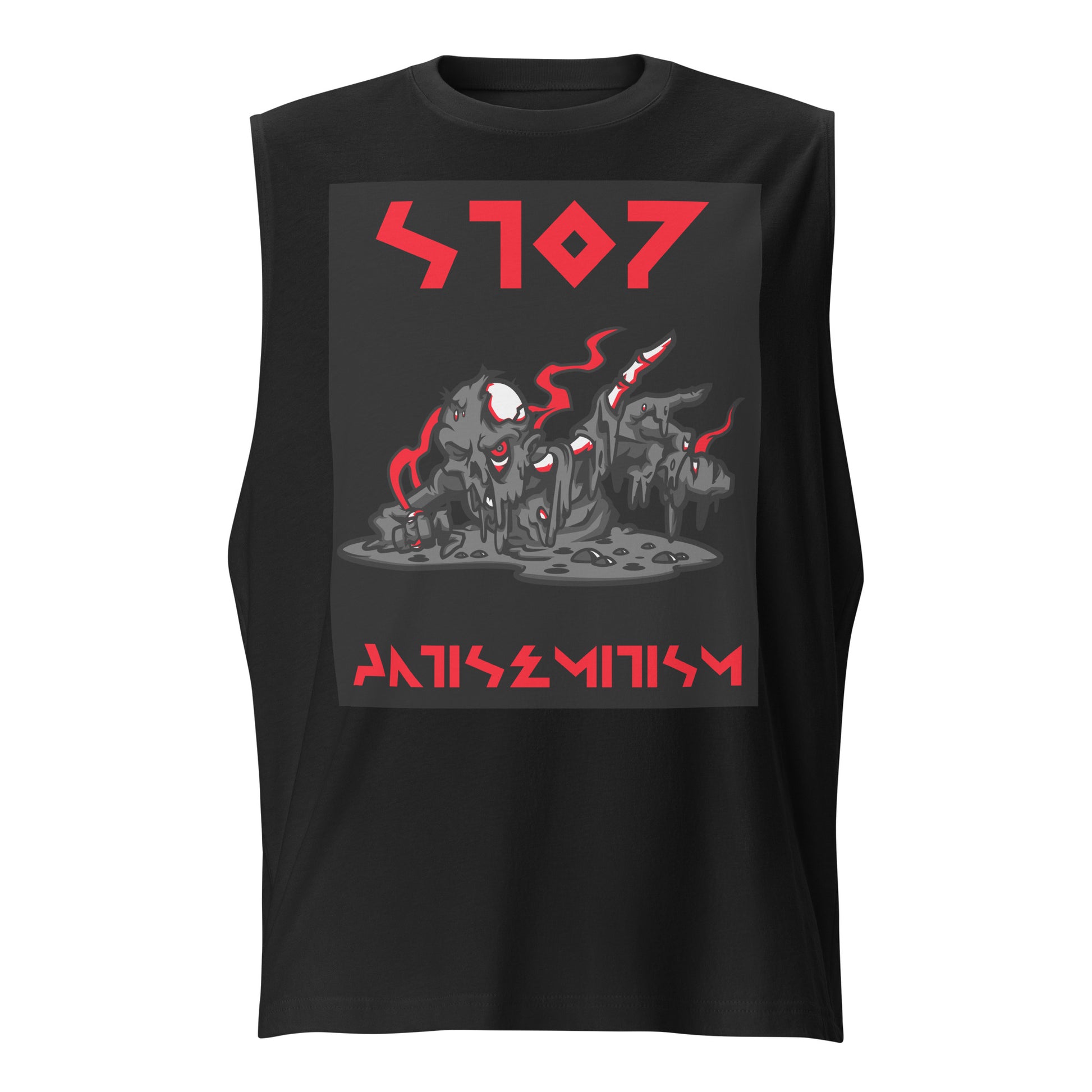 Red Fight | Unisex Muscle Tank Top