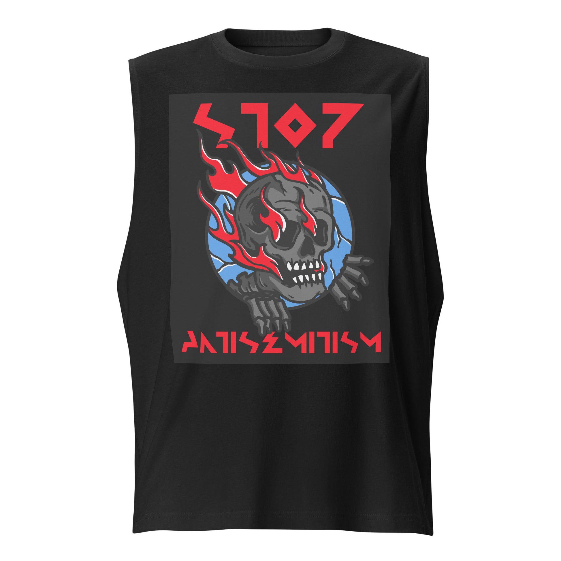 Red Fight | Unisex Muscle Tank Top Jouparty