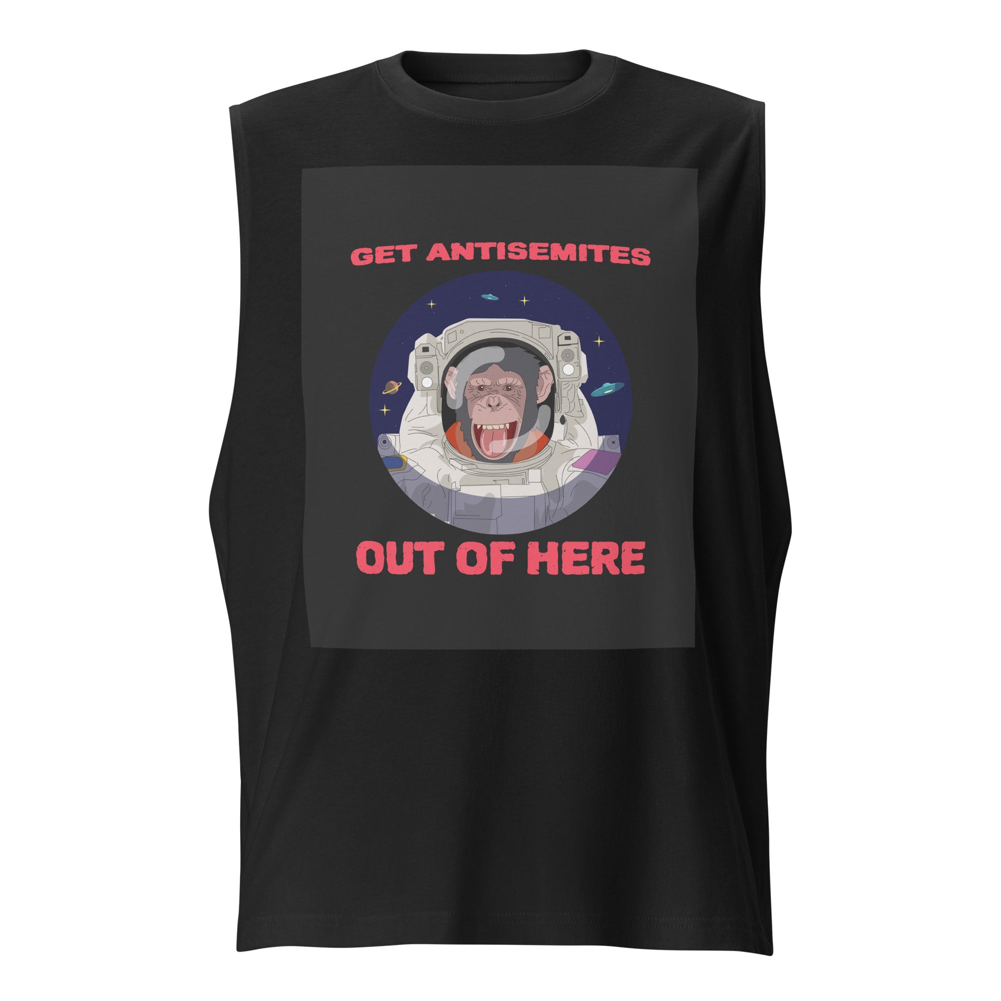 Get Alien Out | Antisemitism | Unisex Muscle Tank Top Jouparty