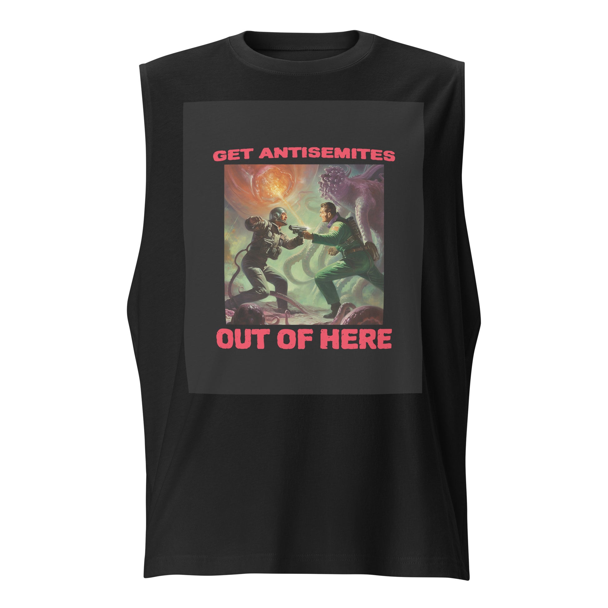 Get Alien Out | Antisemitism | Unisex Muscle Tank Top
