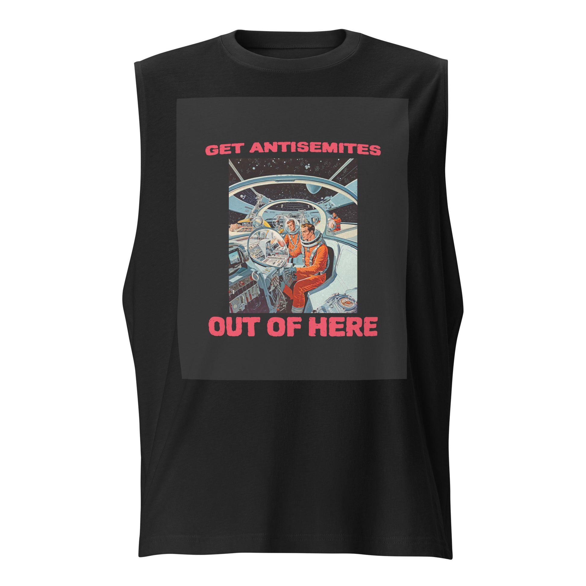 Get Alien Out | Antisemitism | Unisex Muscle Tank Top Jouparty