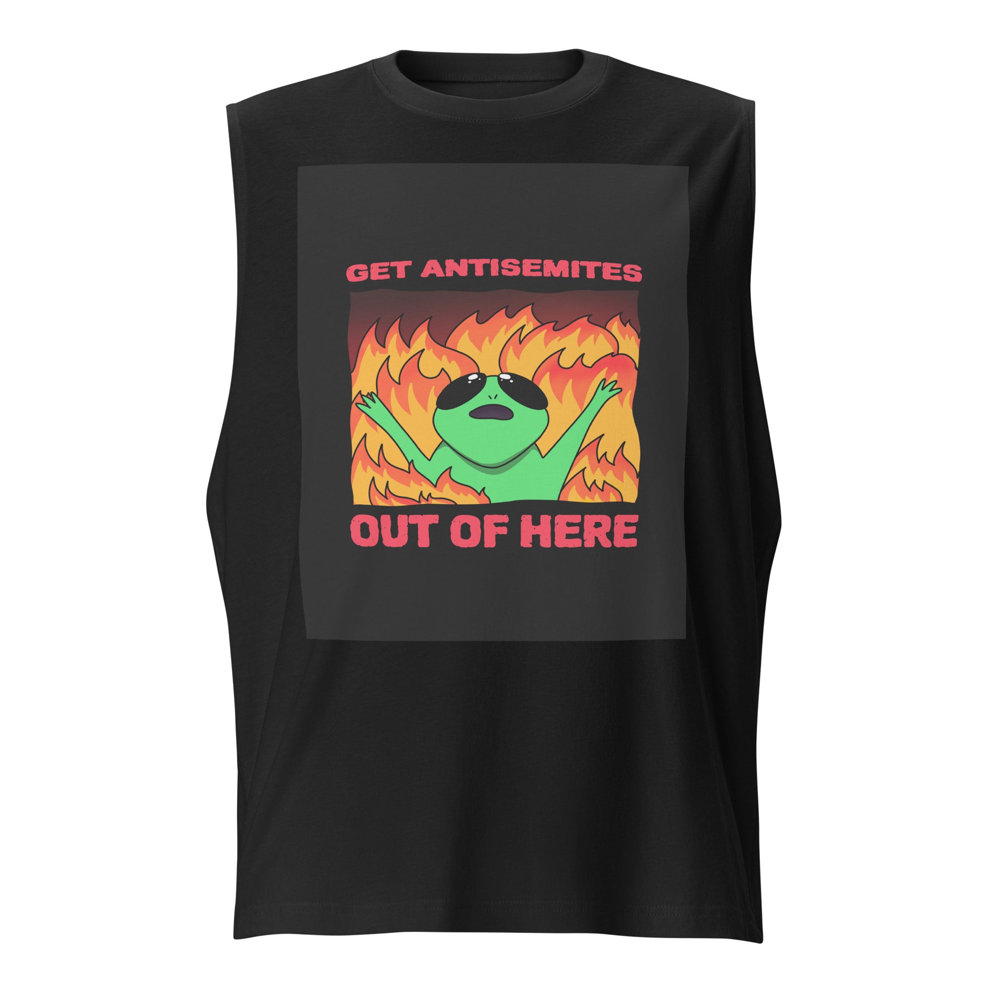 Get Alien Out | Antisemitism | Unisex Muscle Tank Top Jouparty