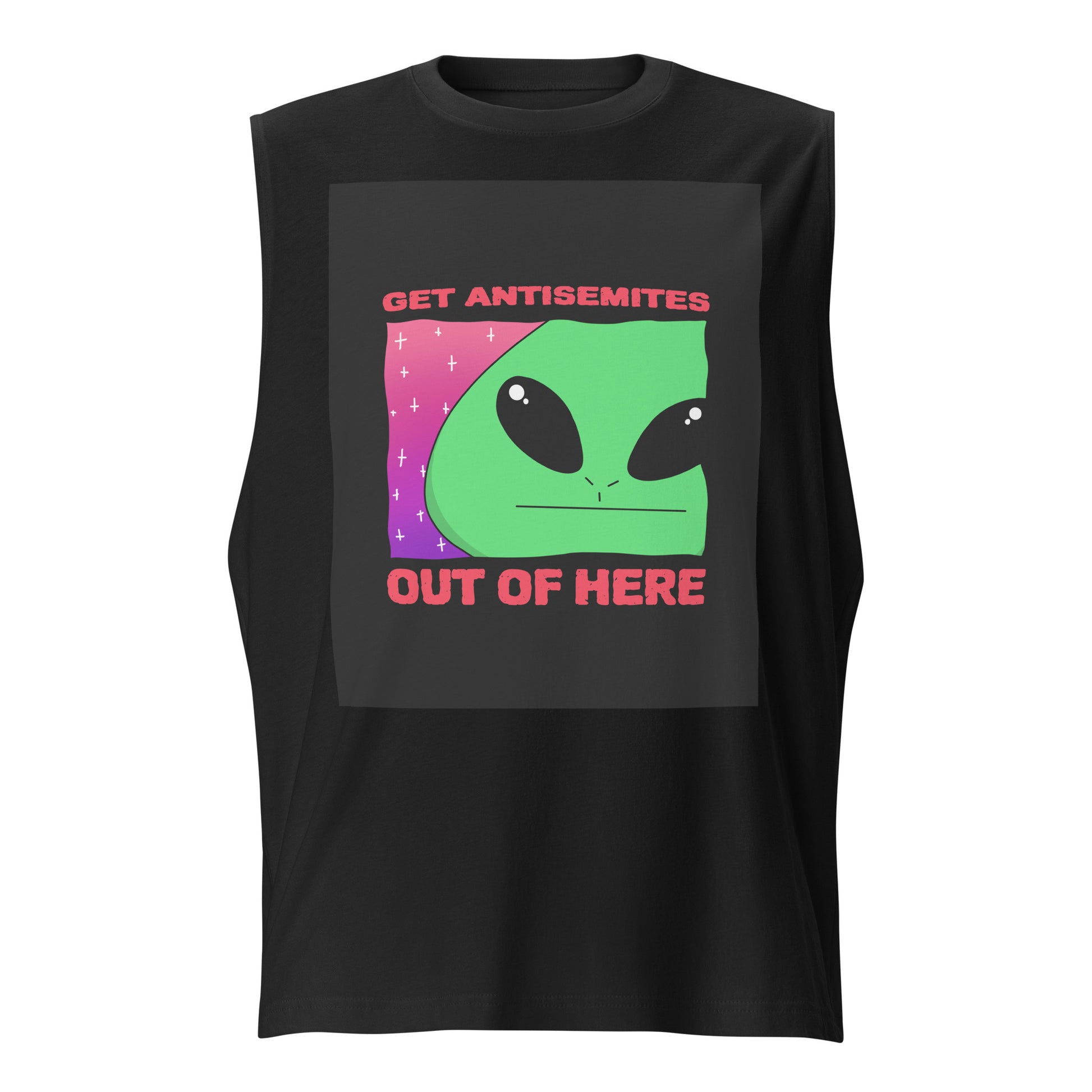Get Alien Out | Antisemitism | Unisex Muscle Tank Top