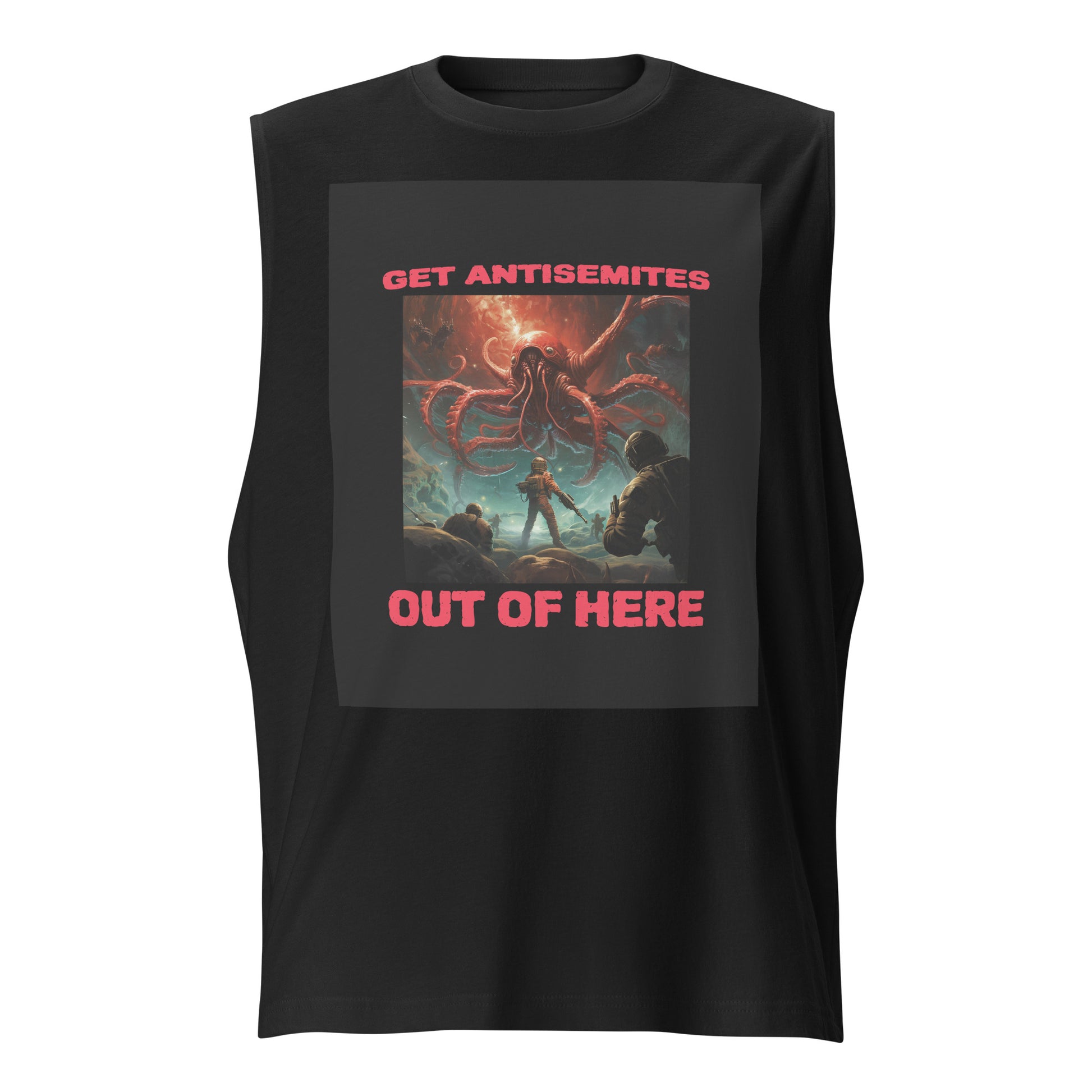 Get Alien Out | Antisemitism | Unisex Muscle Tank Top