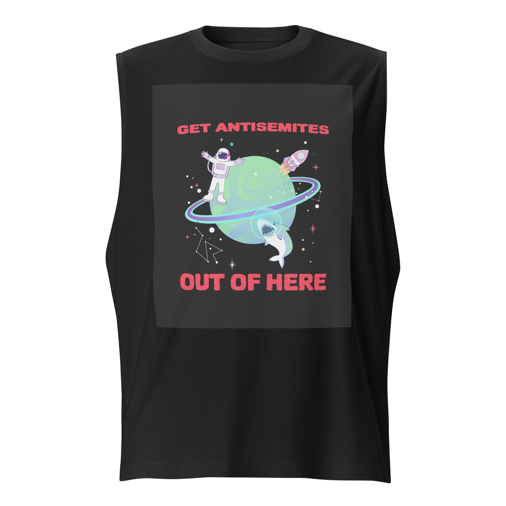 Get Alien Out | Antisemitism | Unisex Muscle Tank Top