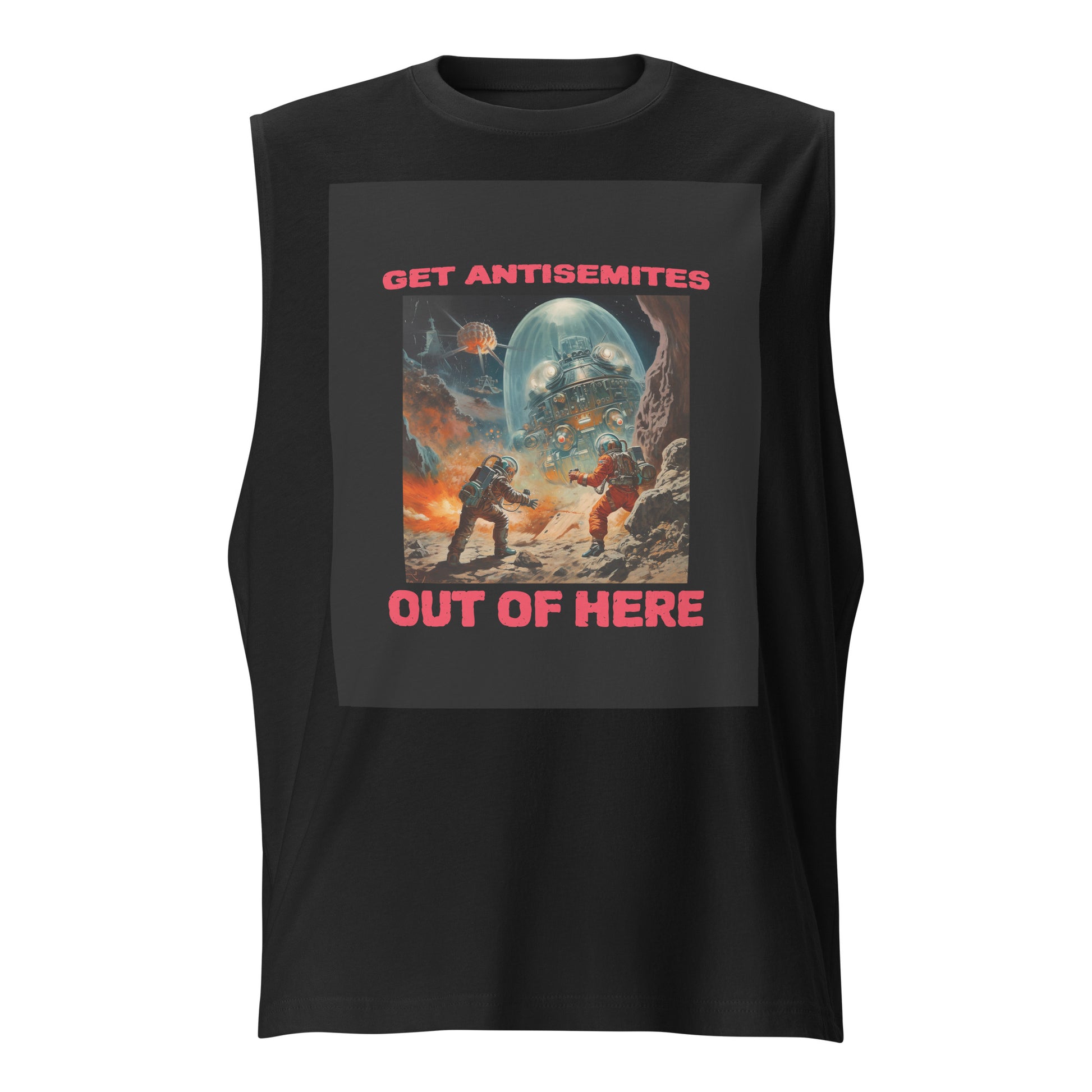 Get Alien Out | Antisemitism | Unisex Muscle Tank Top Jouparty