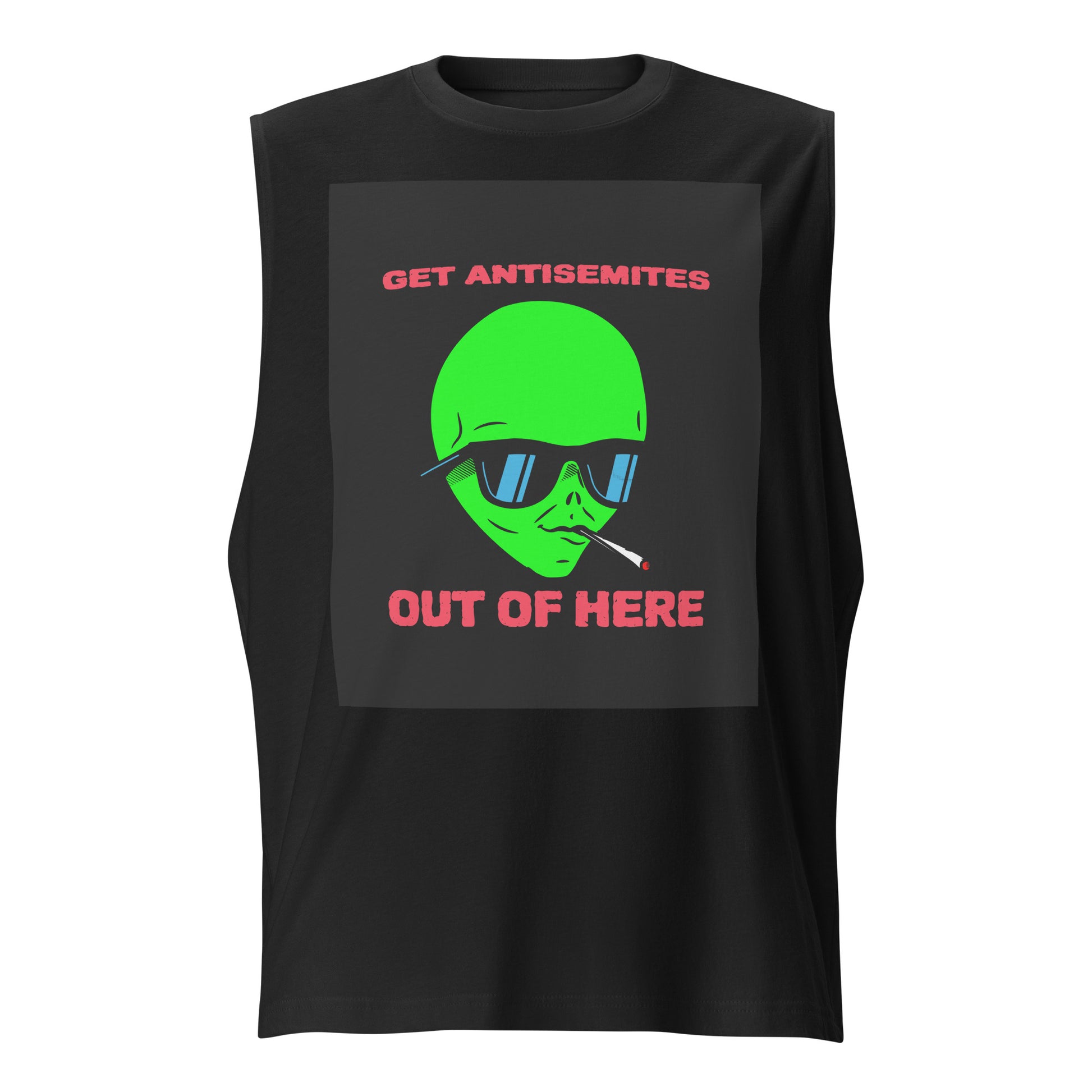 Get Alien Out | Antisemitism | Unisex Muscle Tank Top