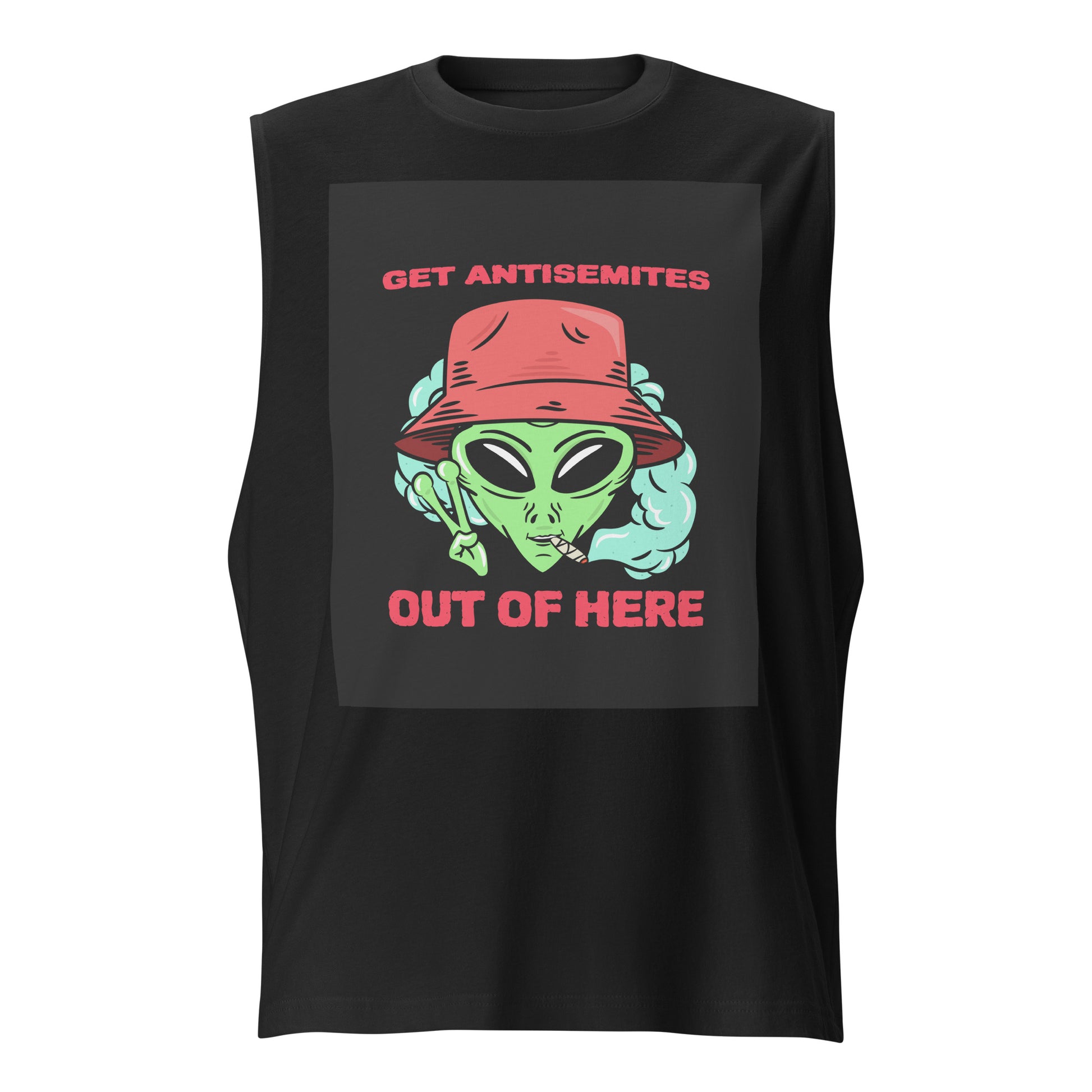 Get Alien Out | Antisemitism | Unisex Muscle Tank Top