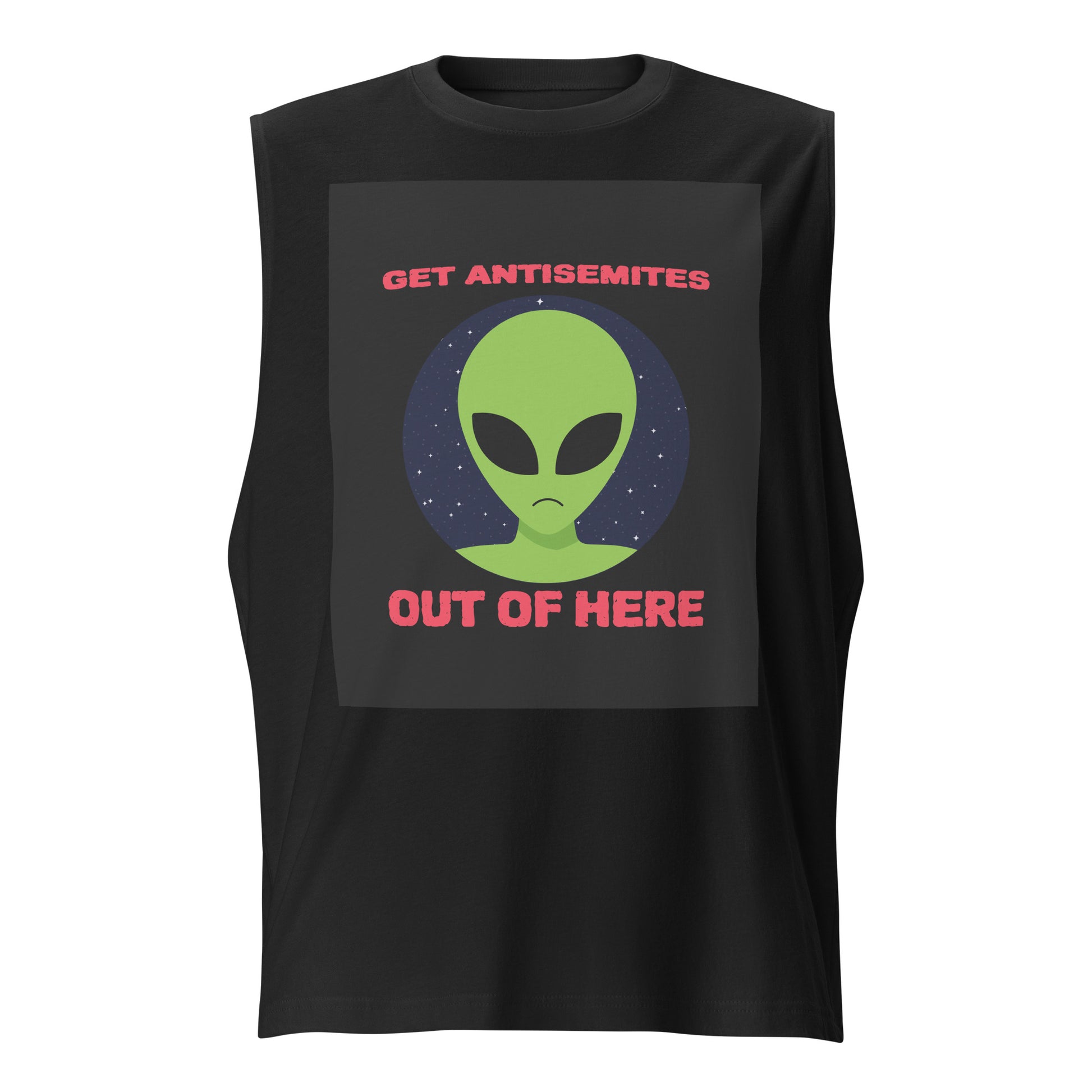 Get Alien Out | Antisemitism | Unisex Muscle Tank Top