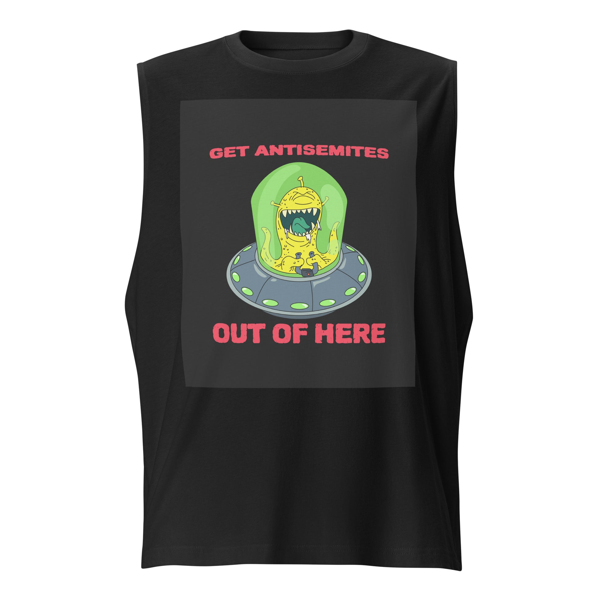 Get Alien Out | Antisemitism | Unisex Muscle Tank Top Jouparty