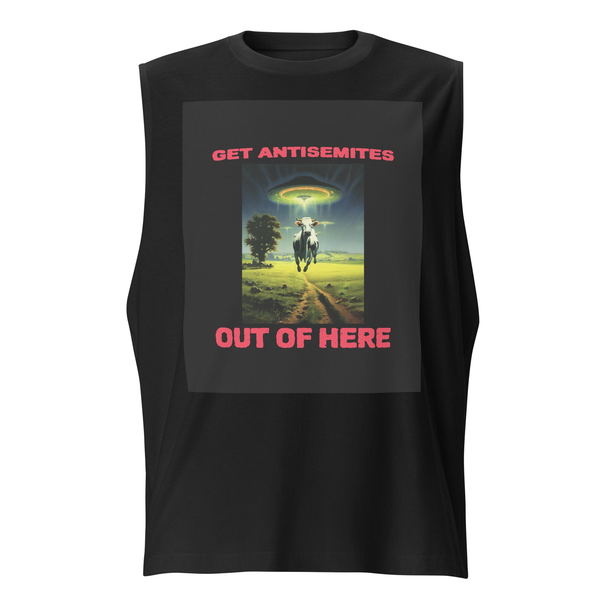 Get Alien Out | Antisemitism | Unisex Muscle Tank Top Jouparty