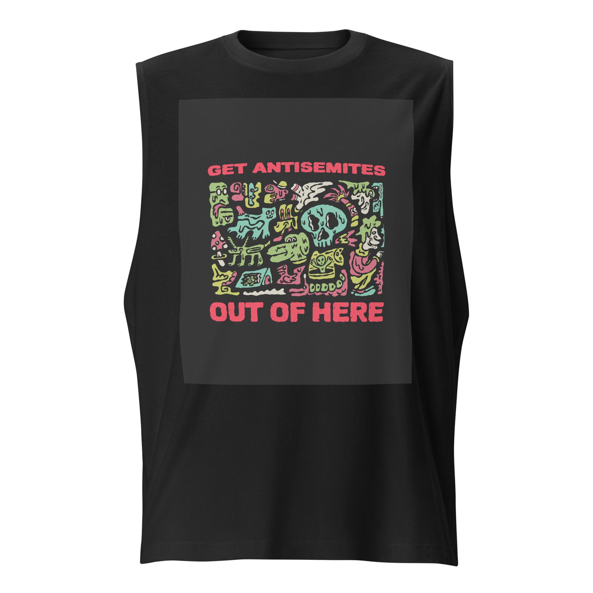 Get Alien Out | Antisemitism | Unisex Muscle Tank Top Jouparty