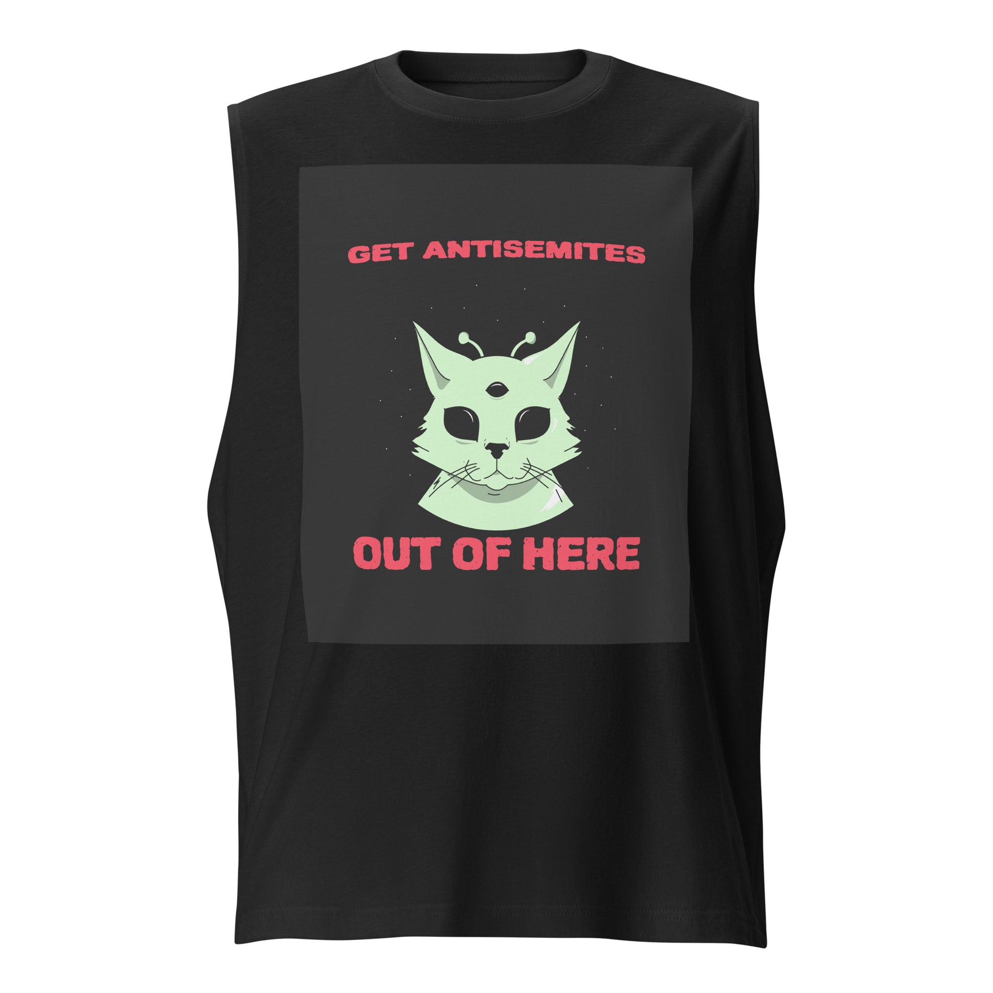 Get Alien Out | Antisemitism | Unisex Muscle Tank Top Jouparty